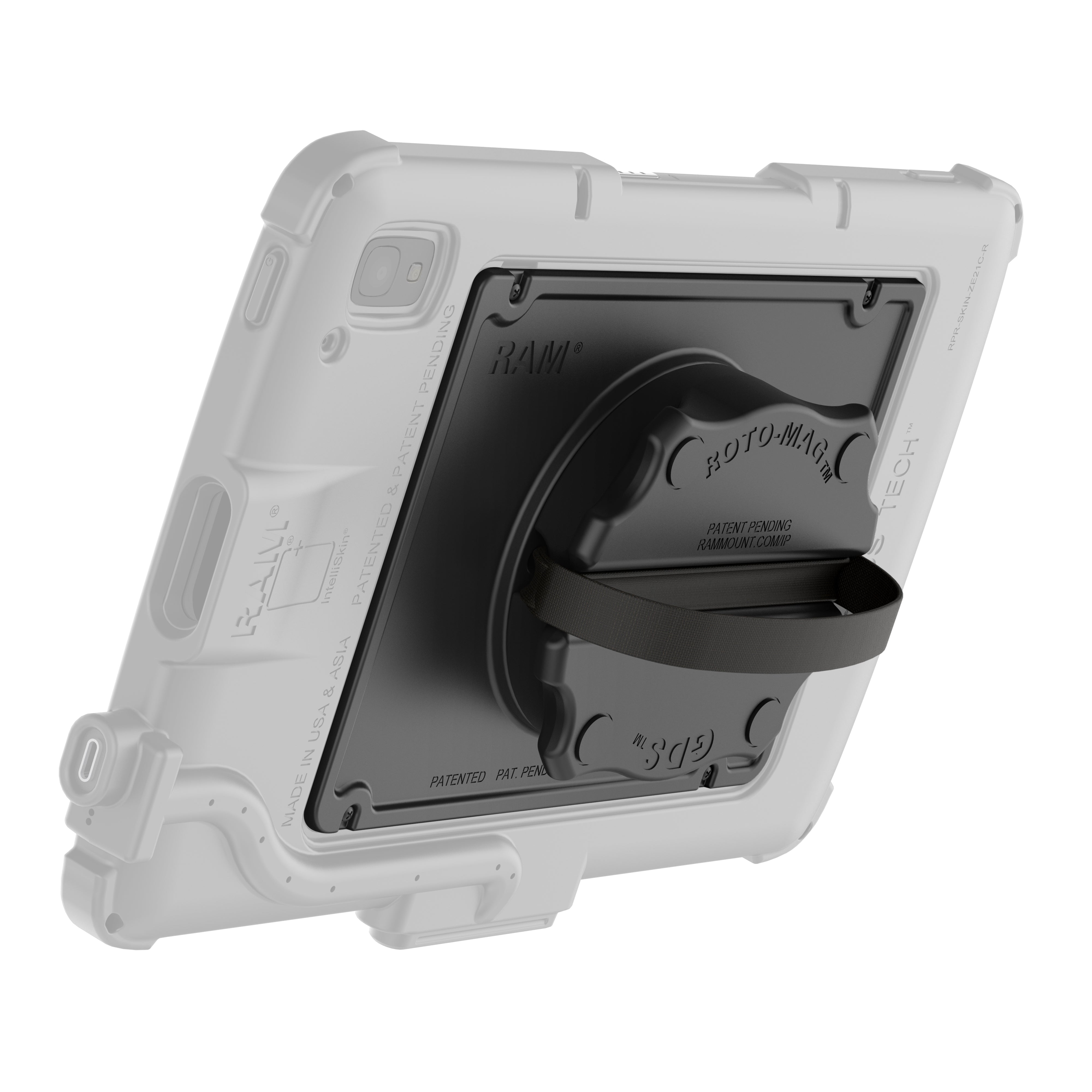 Accessorio impugnatura di presa GDS® Roto-Mag™ 3-in-1 per tablet Zebra ET4x 10”