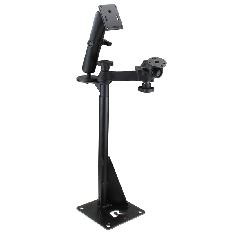 RAM® universele Drill-Down houder met zwenkarmen en dubbele kogelhouders