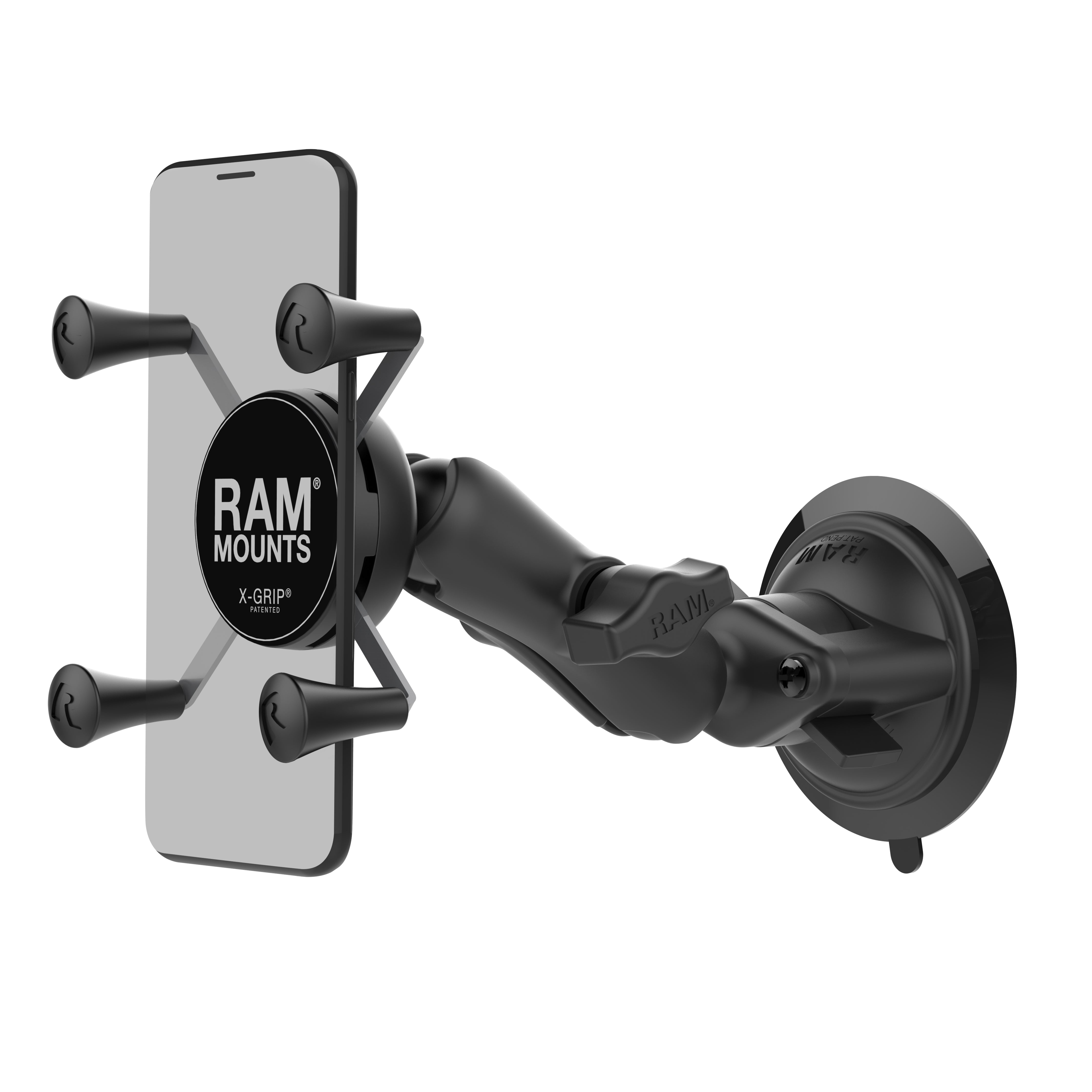 RAM® X-Grip® telefoonhouder met Twist-Lock™ zuignapbasis