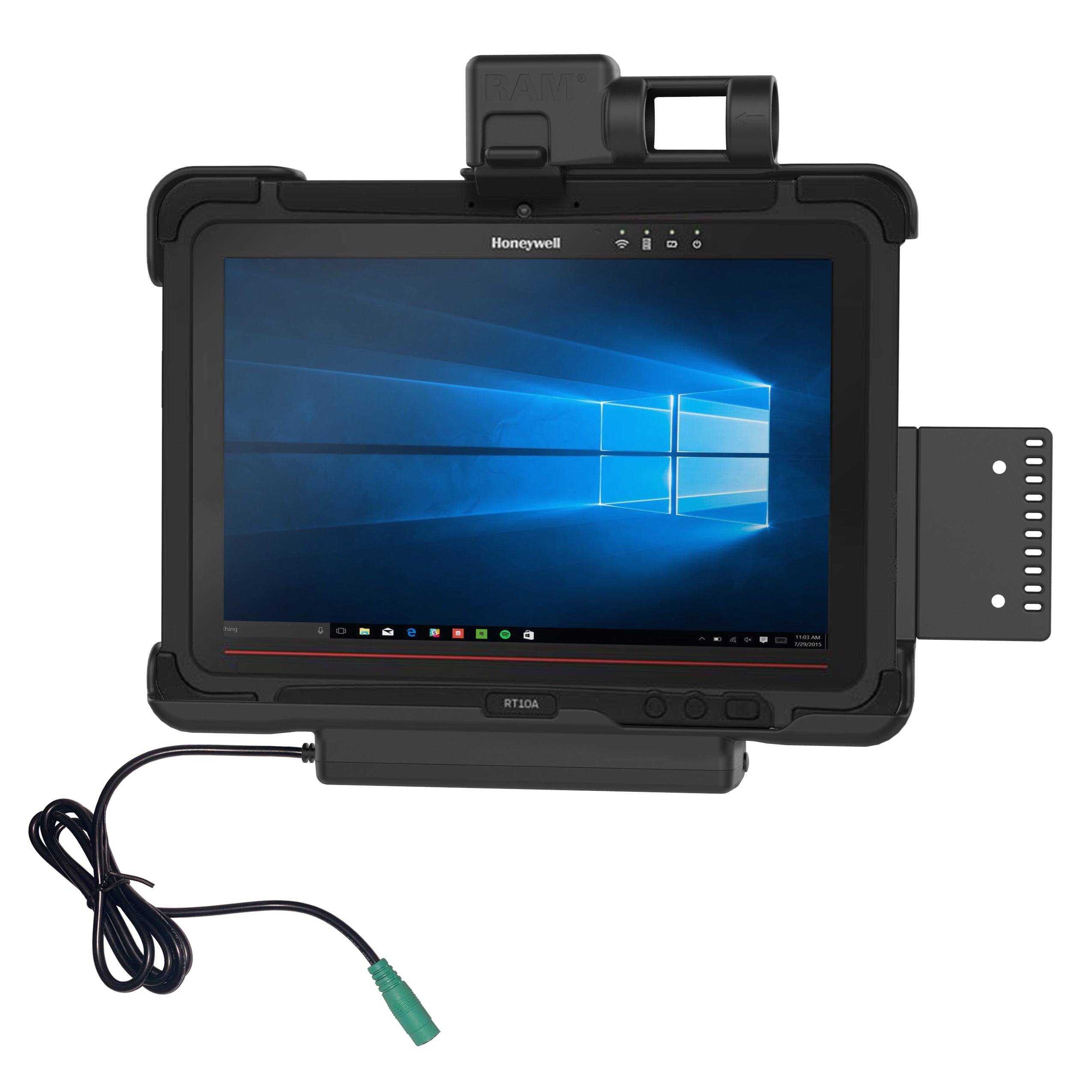 RAM®-drevet dock til Honeywell RT10 tablet