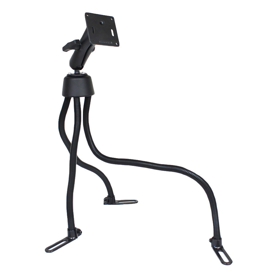 RAM® Pod™ III dubbele-kogel voertuighouder met 75x75mm VESA-plaat