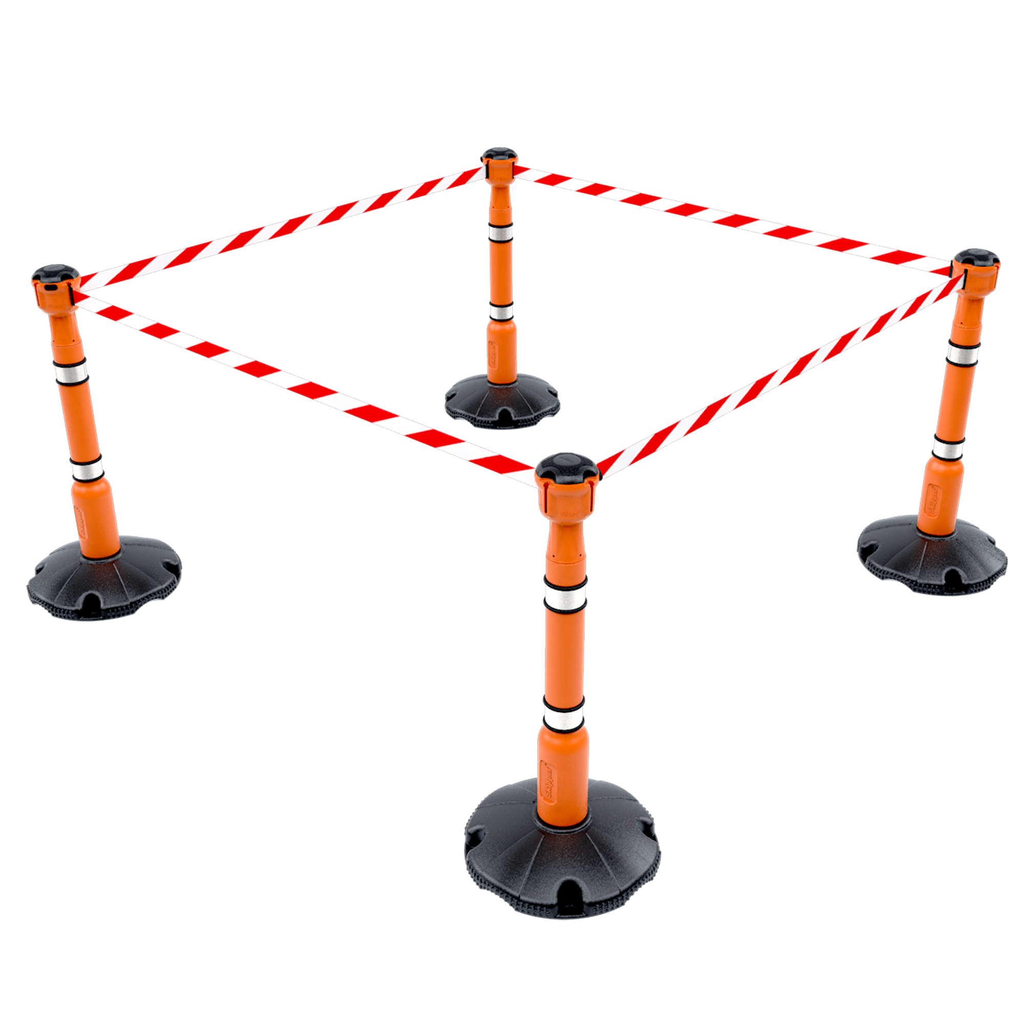 Stolpe til Skipper stolpe- og fodsystem (orange)