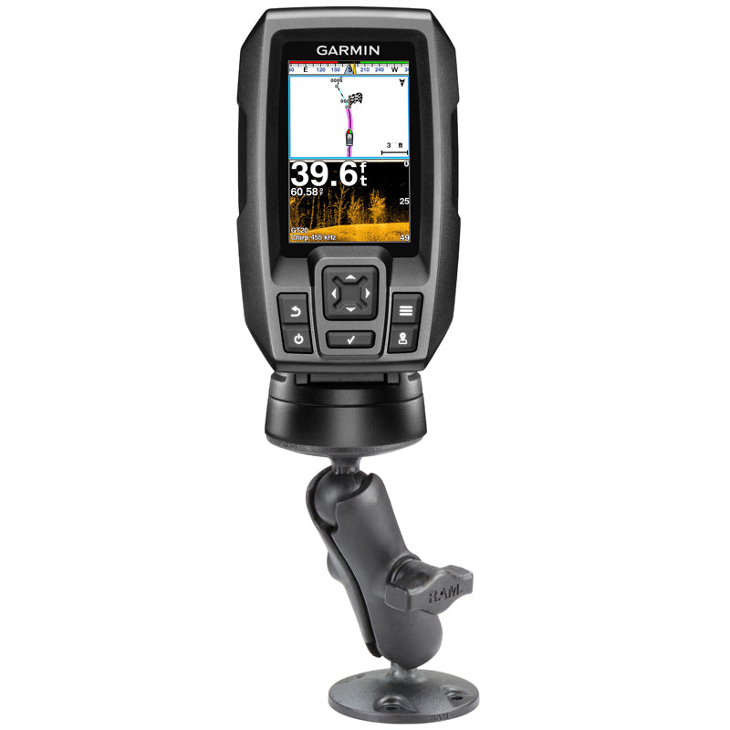 RAM® composiet dubbele kogelhouder met bevestigingsmateriaal voor Garmin Striker + meer