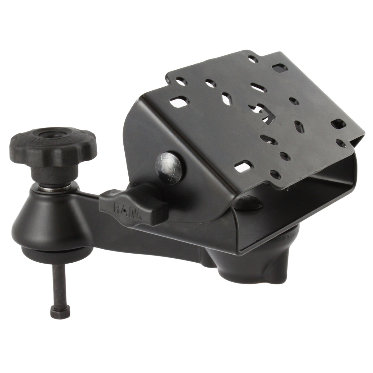 Soporte RAM® Tilt-N-Turn™ de 45 grados con brazo giratorio simple