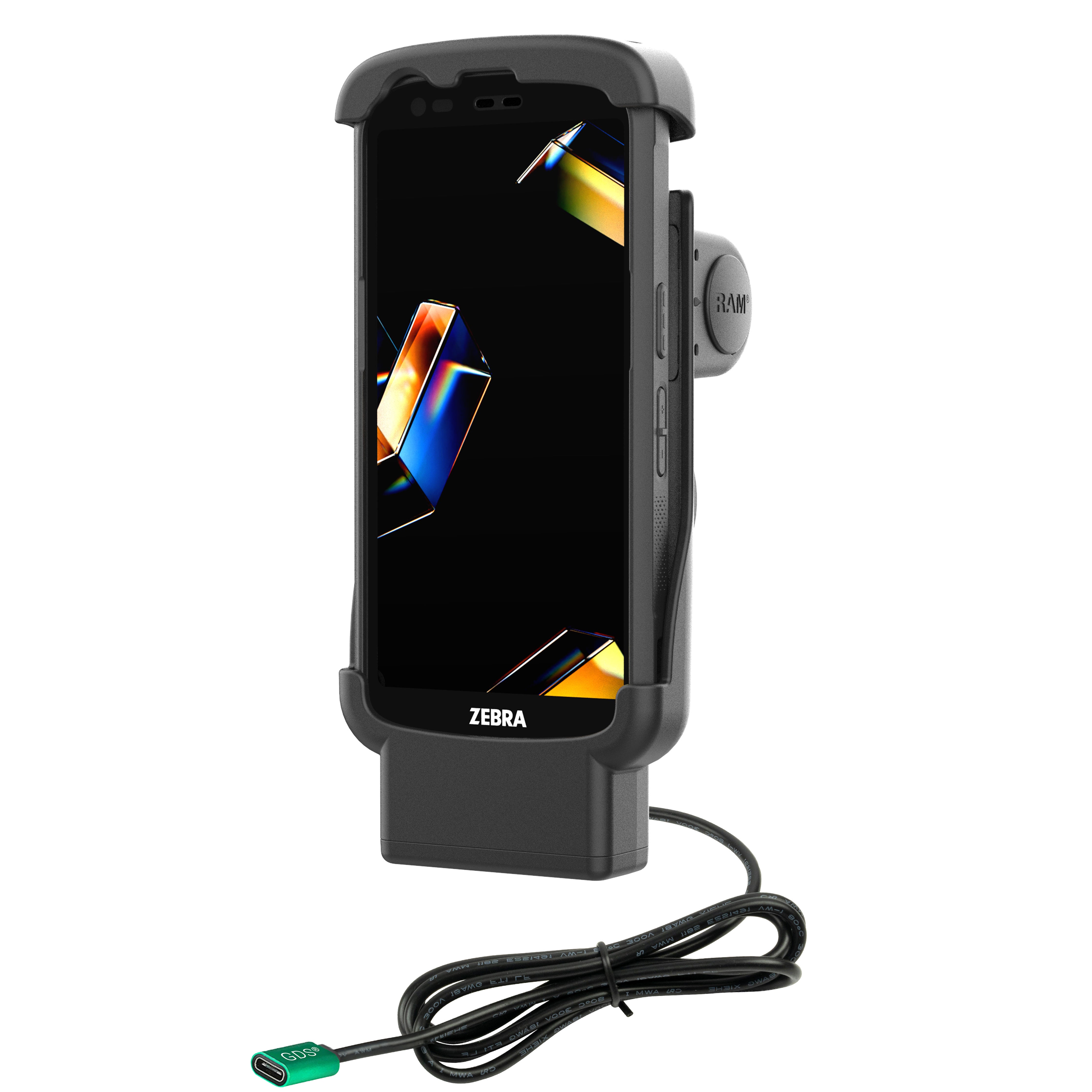 Dock form-fit USB-C RAM® pour Zebra TC22 & TC27 avec Boot