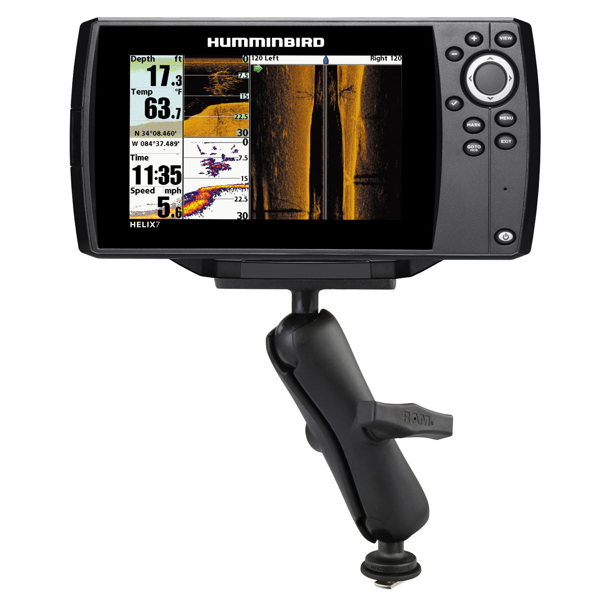 RAM® Track Ball™ houder voor Humminbird Helix 7