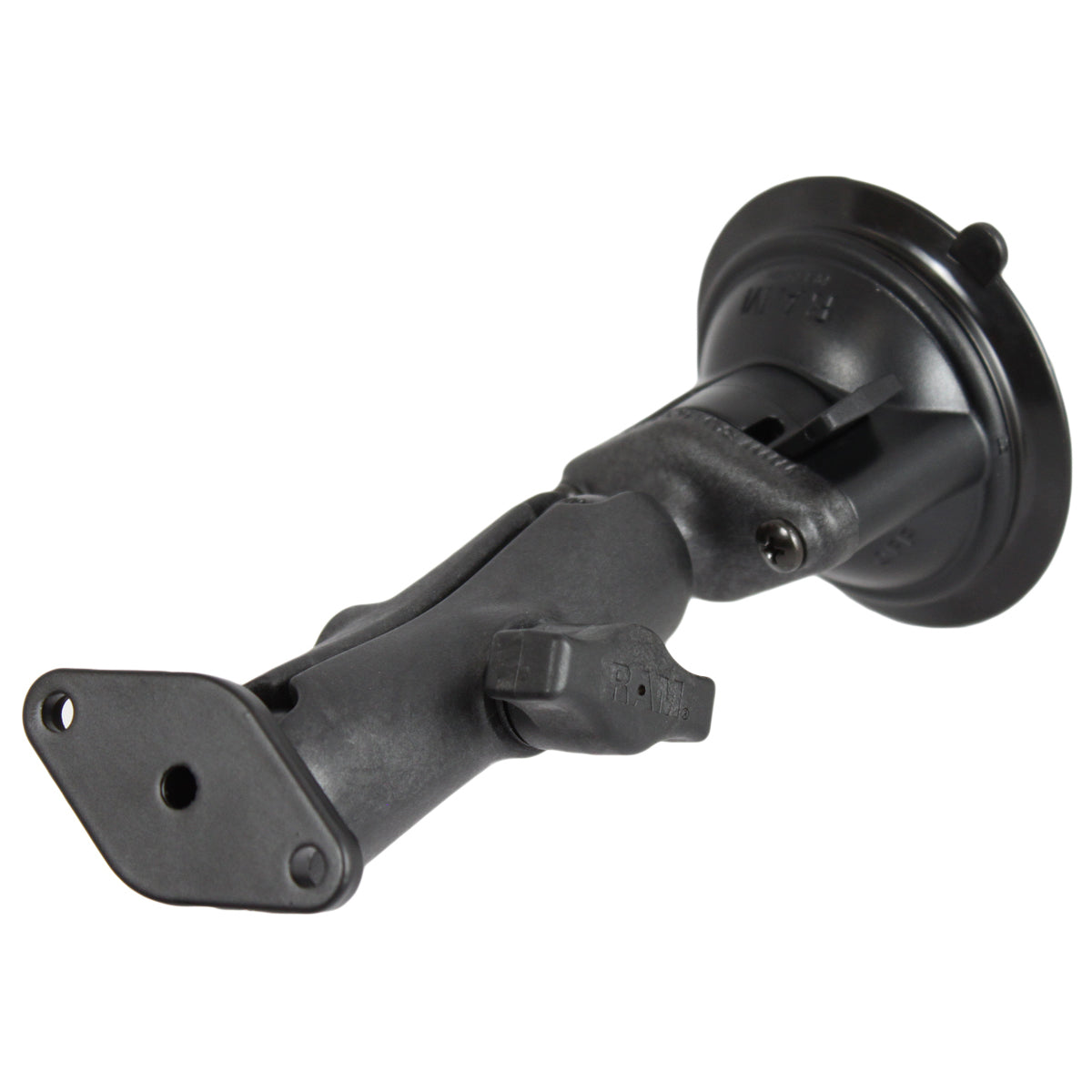 RAM® Twist-Lock™ Verbund-Saugnapfhalterung mit rautenförmiger Aluminiumplatte