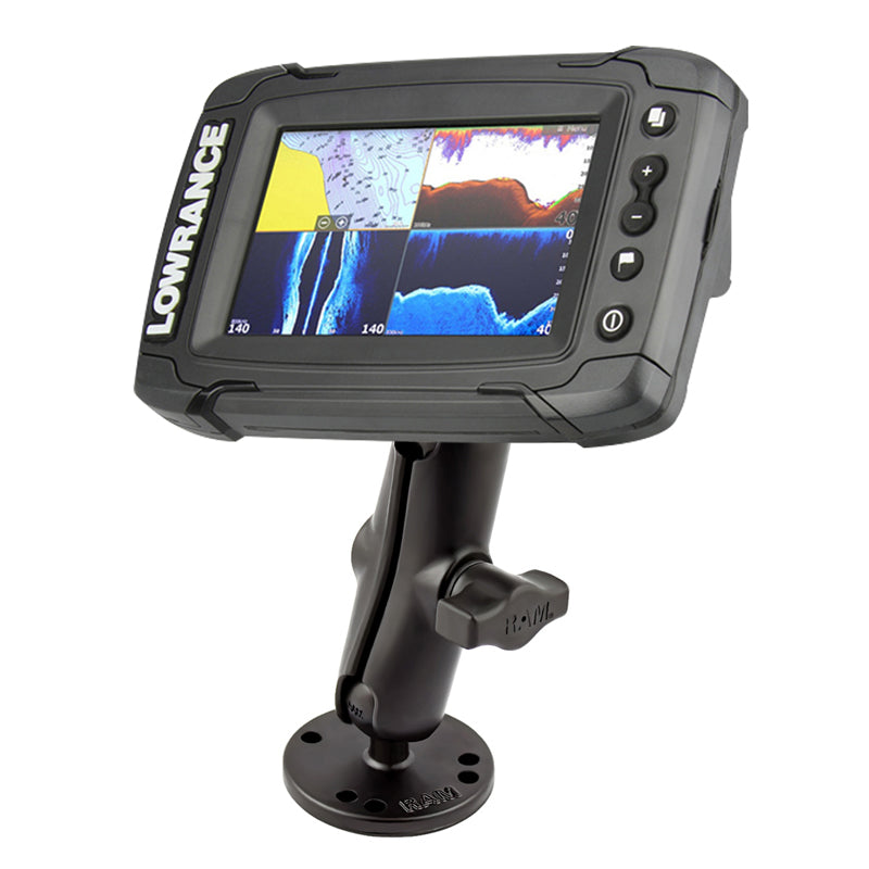 RAM® dubbele-kogelhouder voor Lowrance Elite-4 & Mark-4 Series