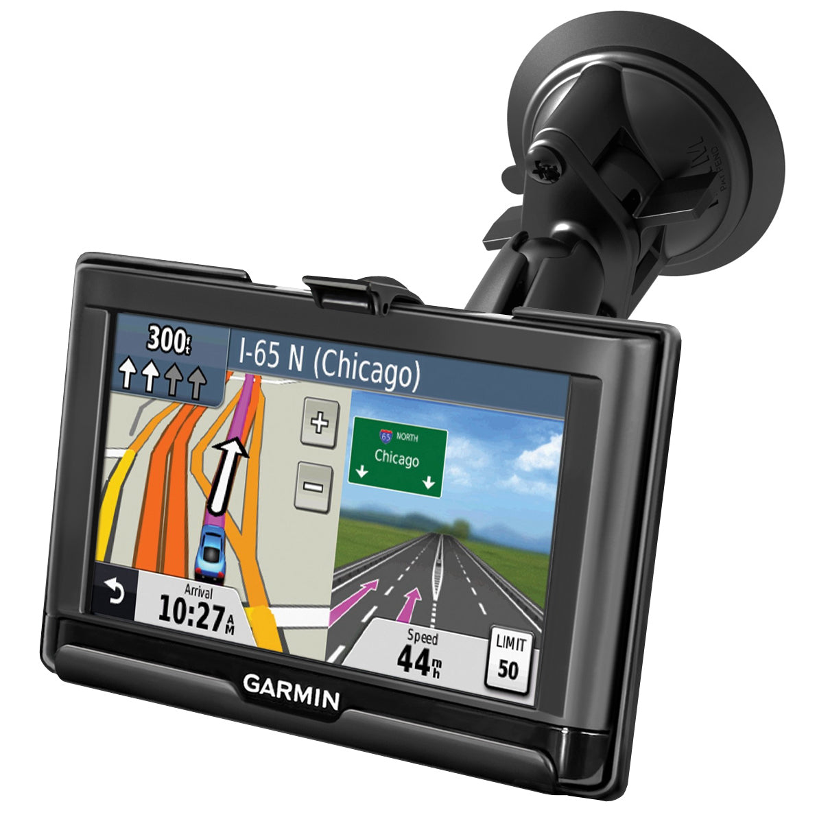 RAM® Twist-Lock™ suction cup holder for Garmin nuvi 52, 54, 55, 56 & 58