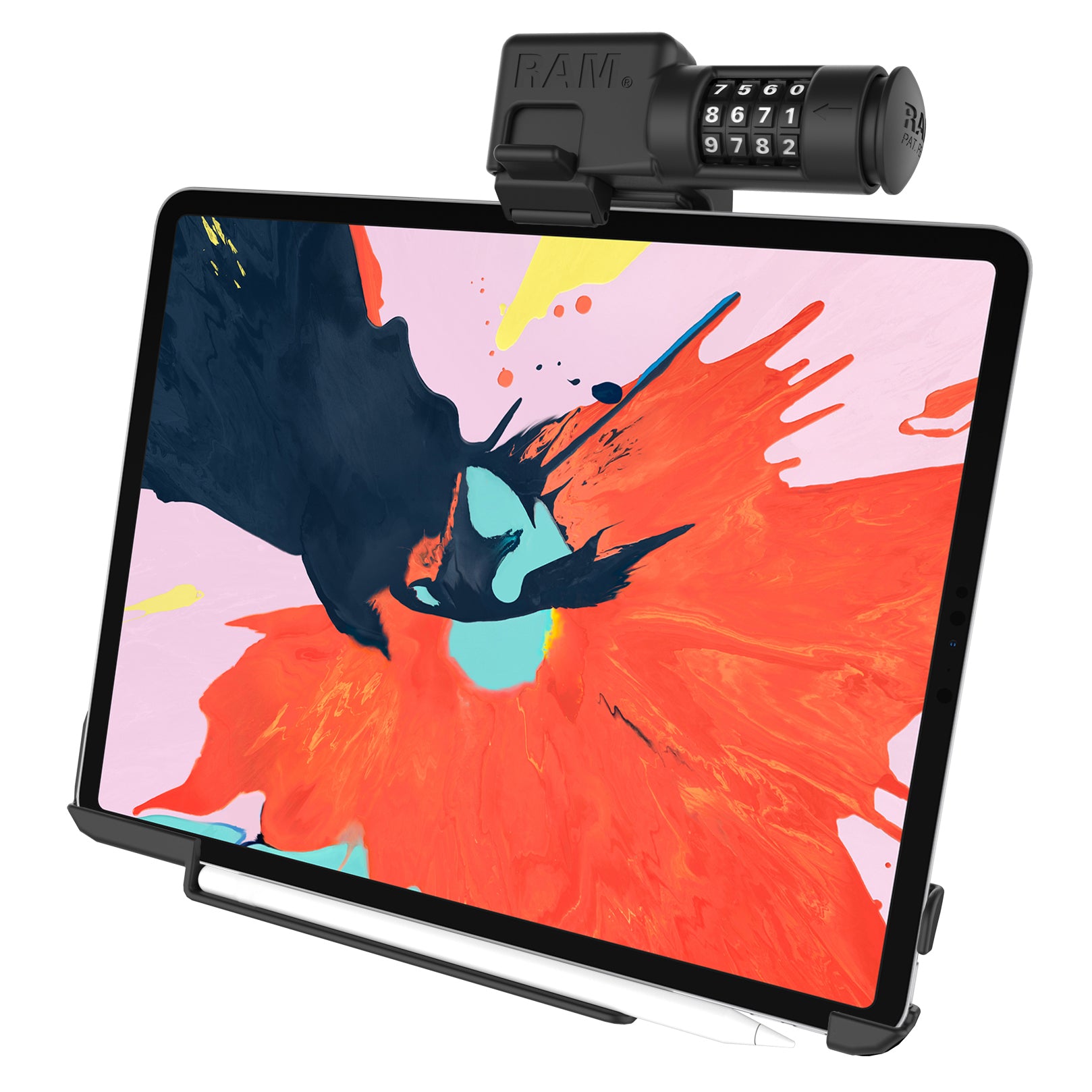 Supporto RAM® EZ-Roll'r™ con serratura a combinazione per iPad Pro 12.9 3rd - 5th Gen