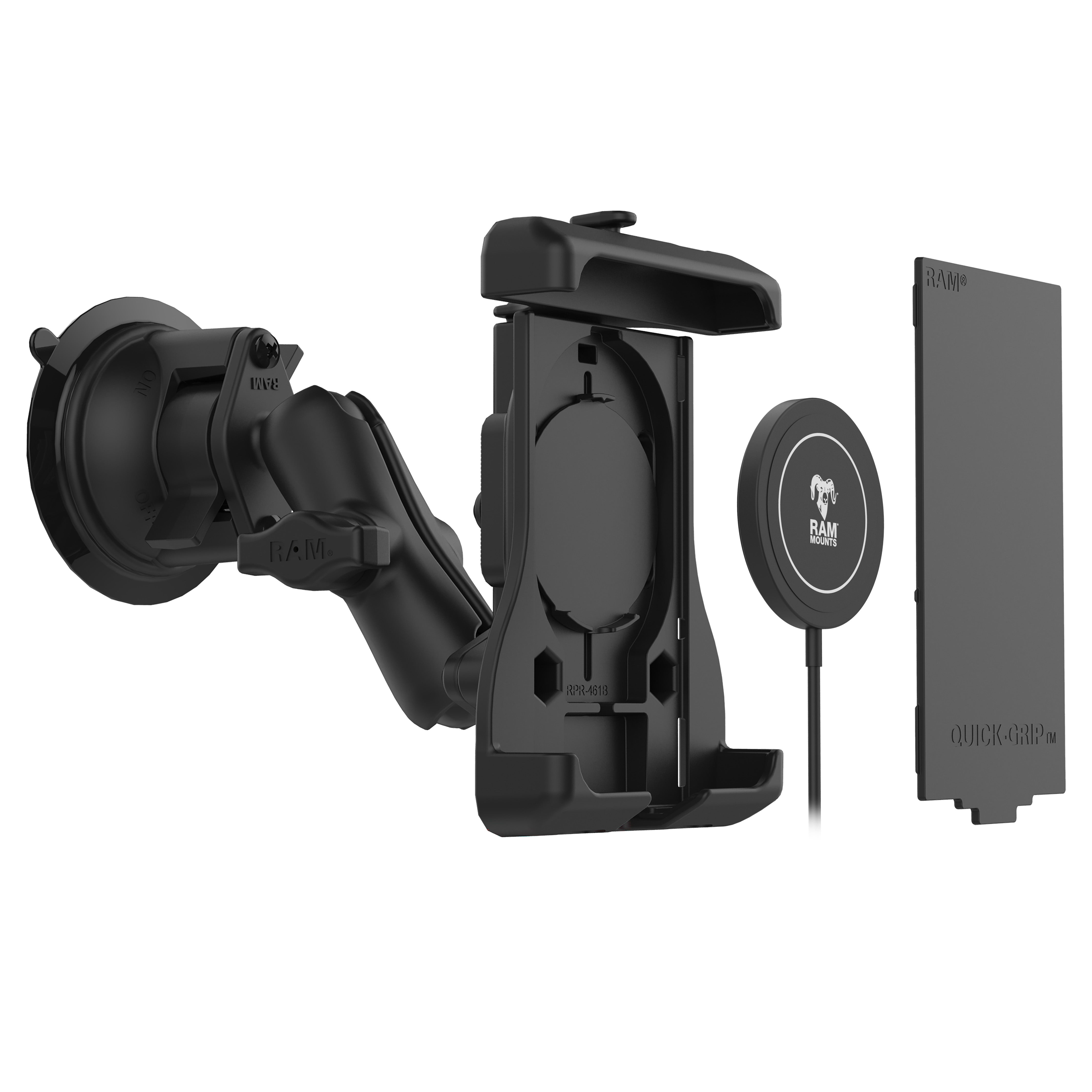 RAM® Quick-Grip™ zuignaphouder voor iPhone 12-serie + MagSafe