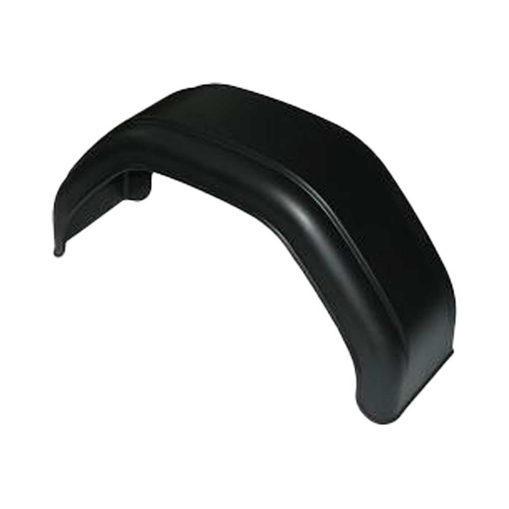 Spatbord enkel PVC zwart 52x12cm HMK 1252