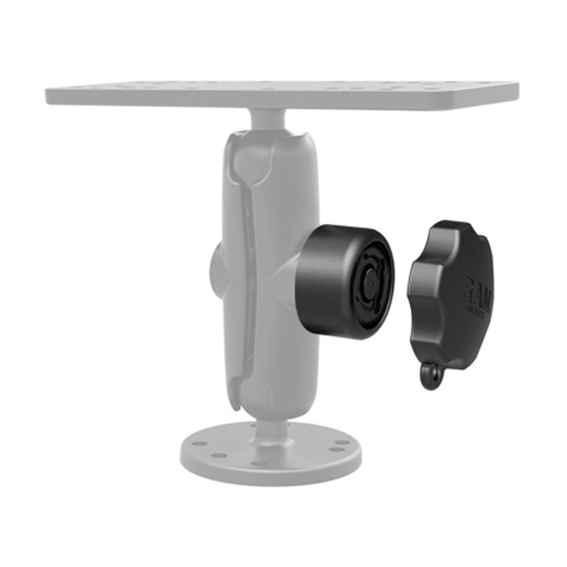 Zabezpieczająca gałka RAM® Pin-Lock™ z wzorem 4-pinowym dla ramion B-size