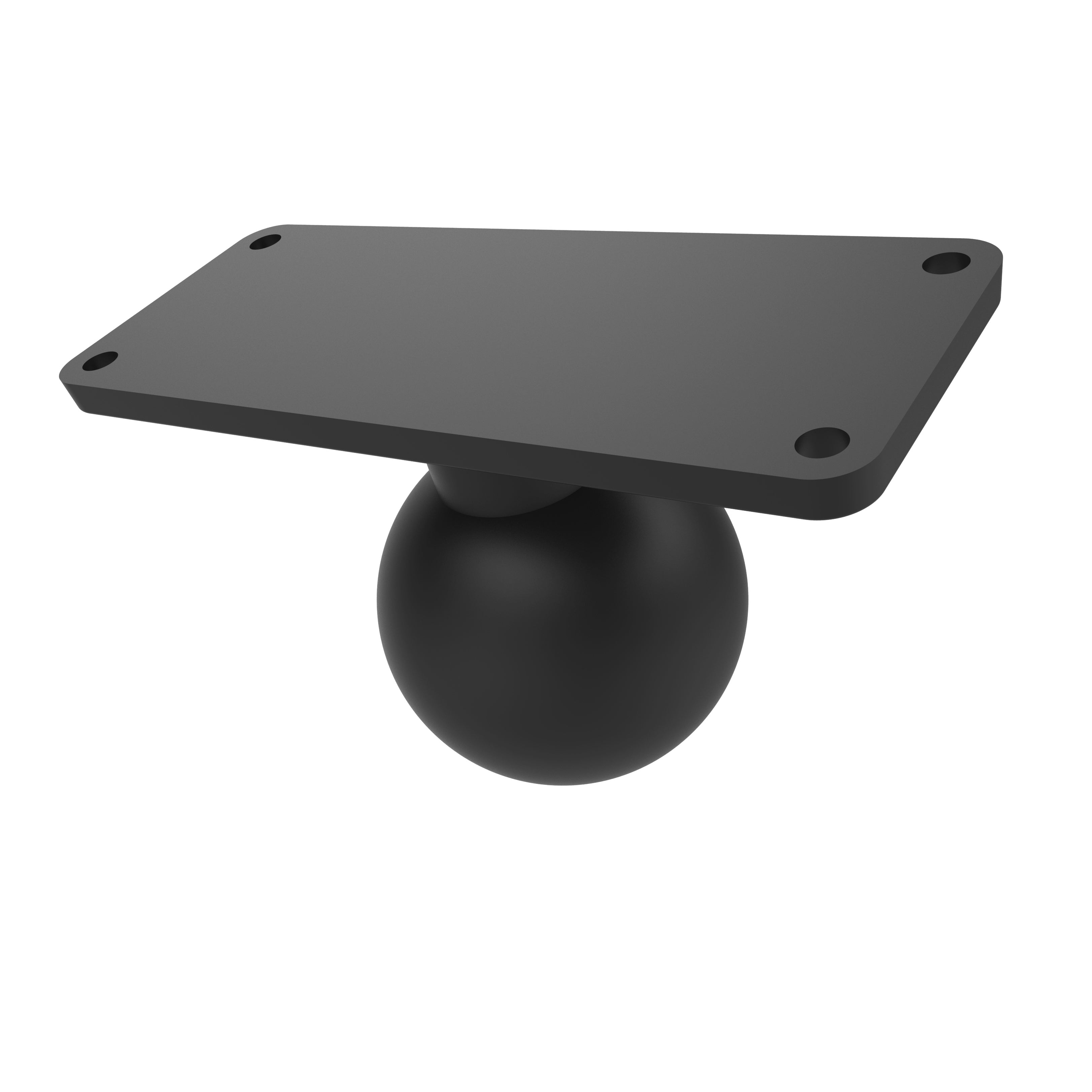 Base a sfera RAM® con schema a 4 fori 1.5" x 4.5" - formato D