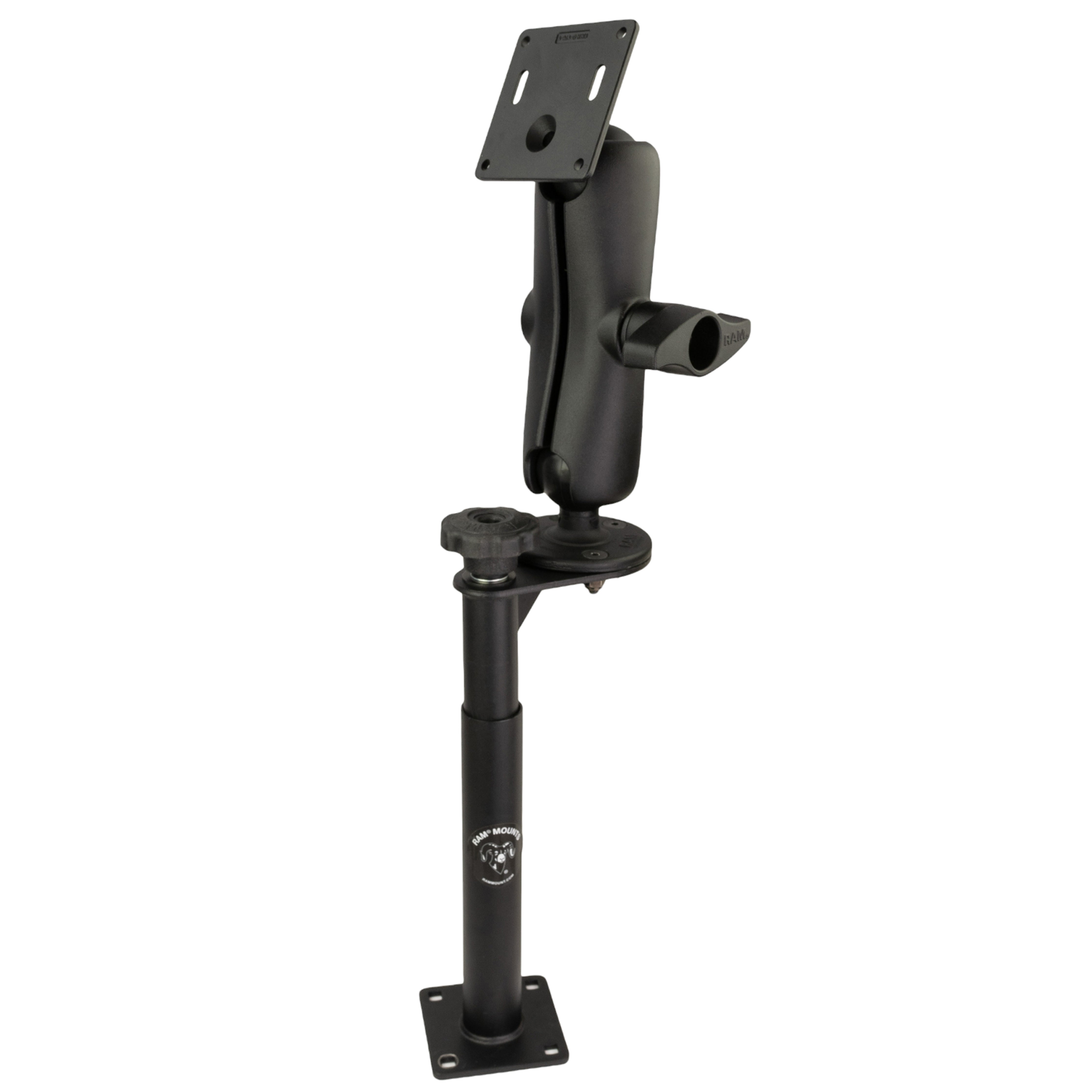 RAM® Tele-Pole™ met 8" & 9" palen en 75mm VESA houder