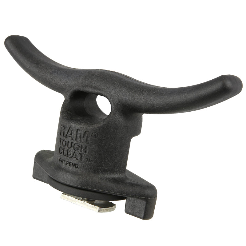 Taquet d'amarrage RAM® Tough-Cleat™ avec adaptateur pour rail