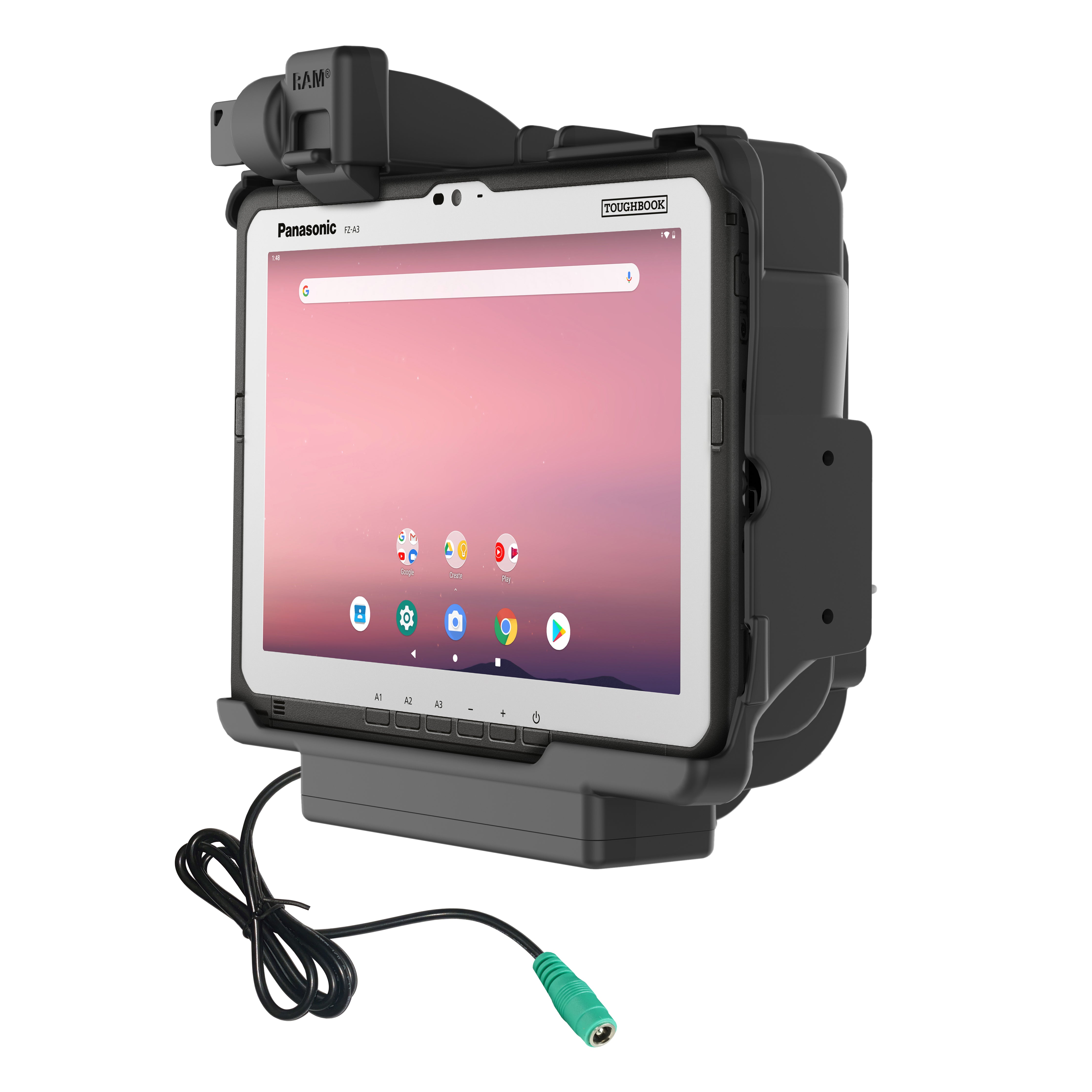 RAM® afsluitbaar gevoed dock voor Panasonic FZ-A3