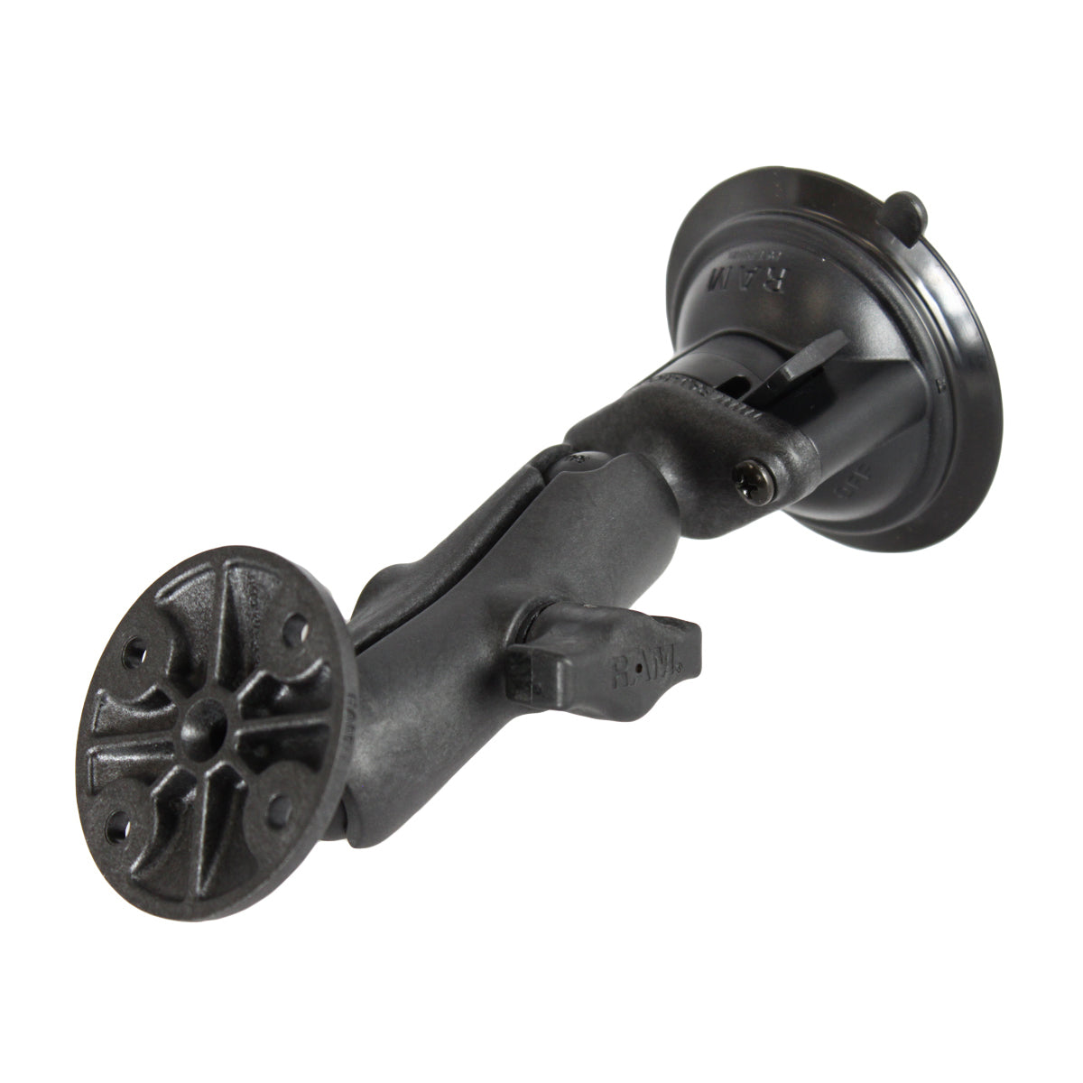 RAM® Twist-Lock™ Verbund-Saugnapfhalterung mit runder Platte - Medium