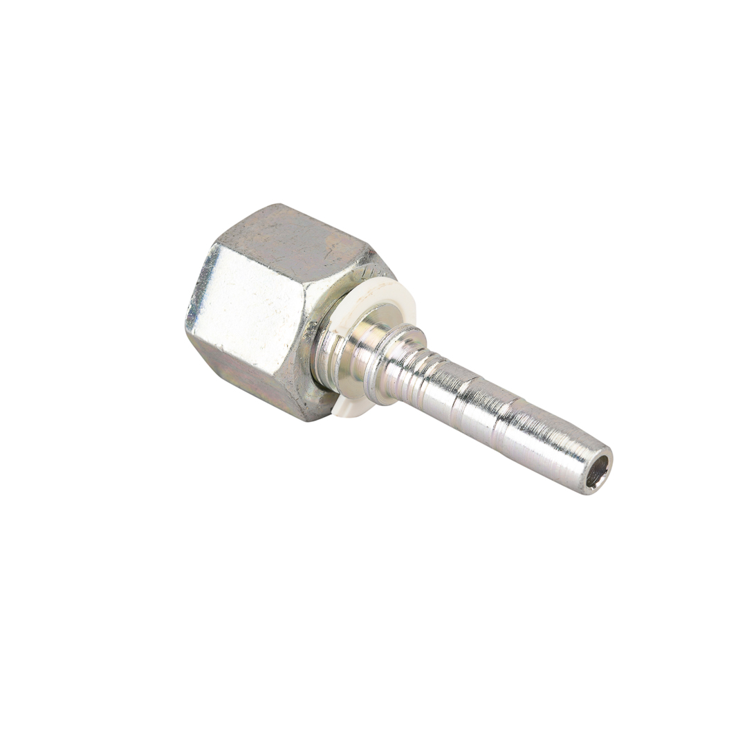 Fluiconnecto Aansluiting slangpilaar - Metrisch O-ring Binnendraad 24° 10295-16-04