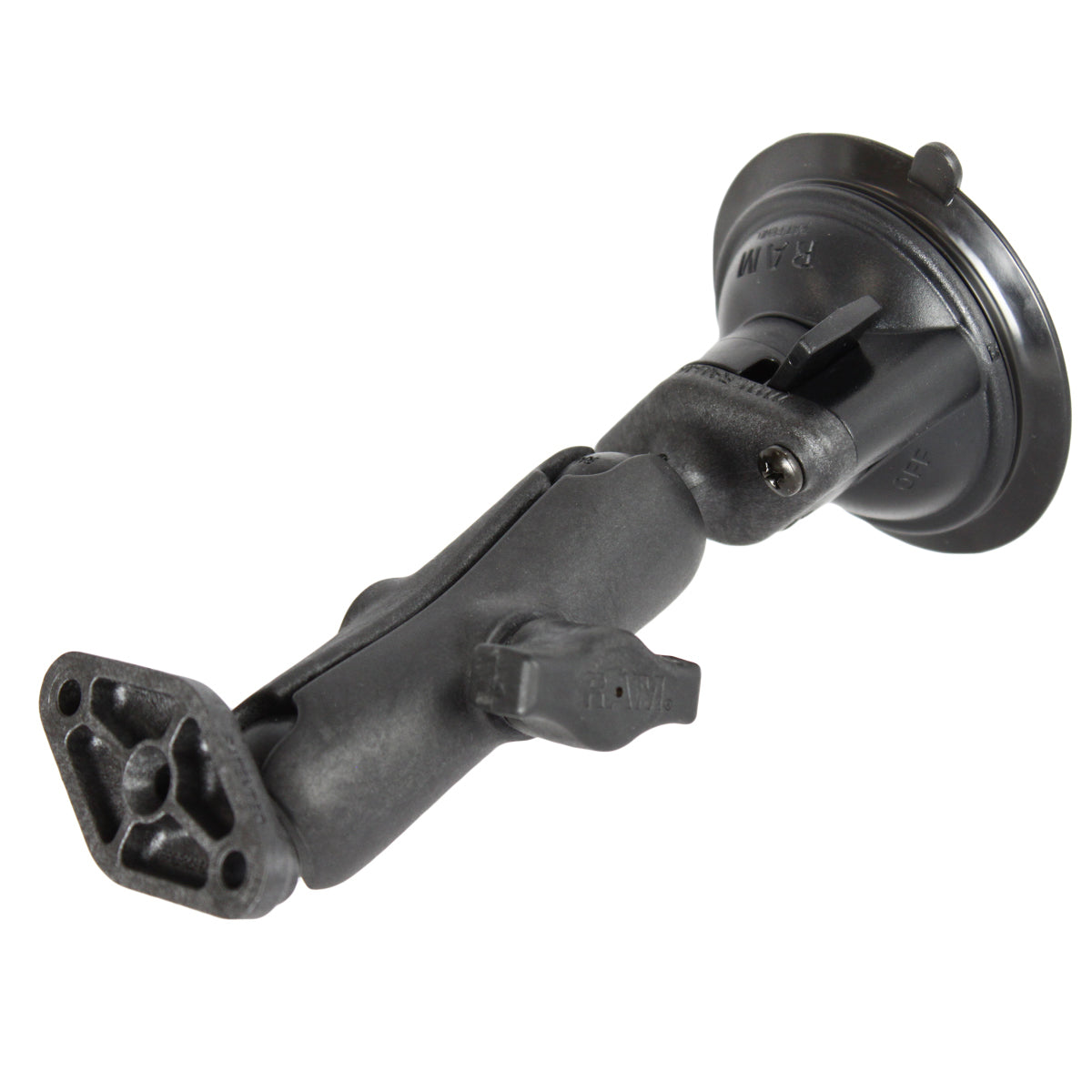 RAM® Twist-Lock™ support à double rotule à ventouse composite - moyen