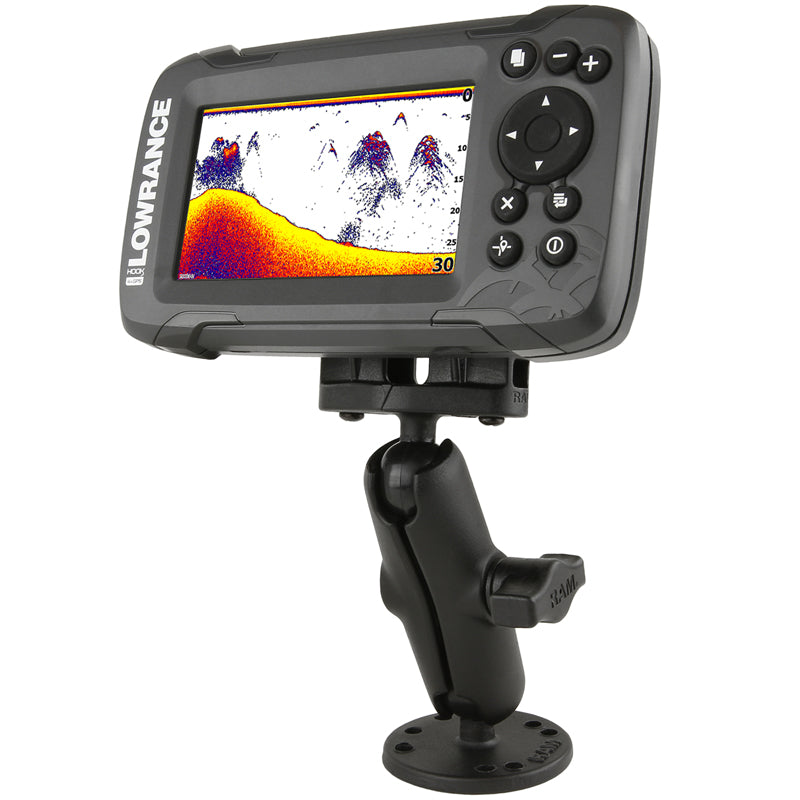 RAM® dubbele-kogelhouder voor Lowrance Eagle 4 & 5, Hook² & Reveal Series