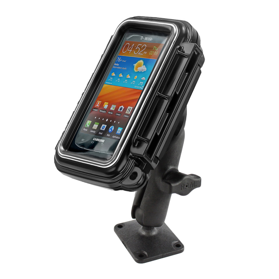 RAM® Aqua Box® composiet drill-down houder voor medium apparaten
