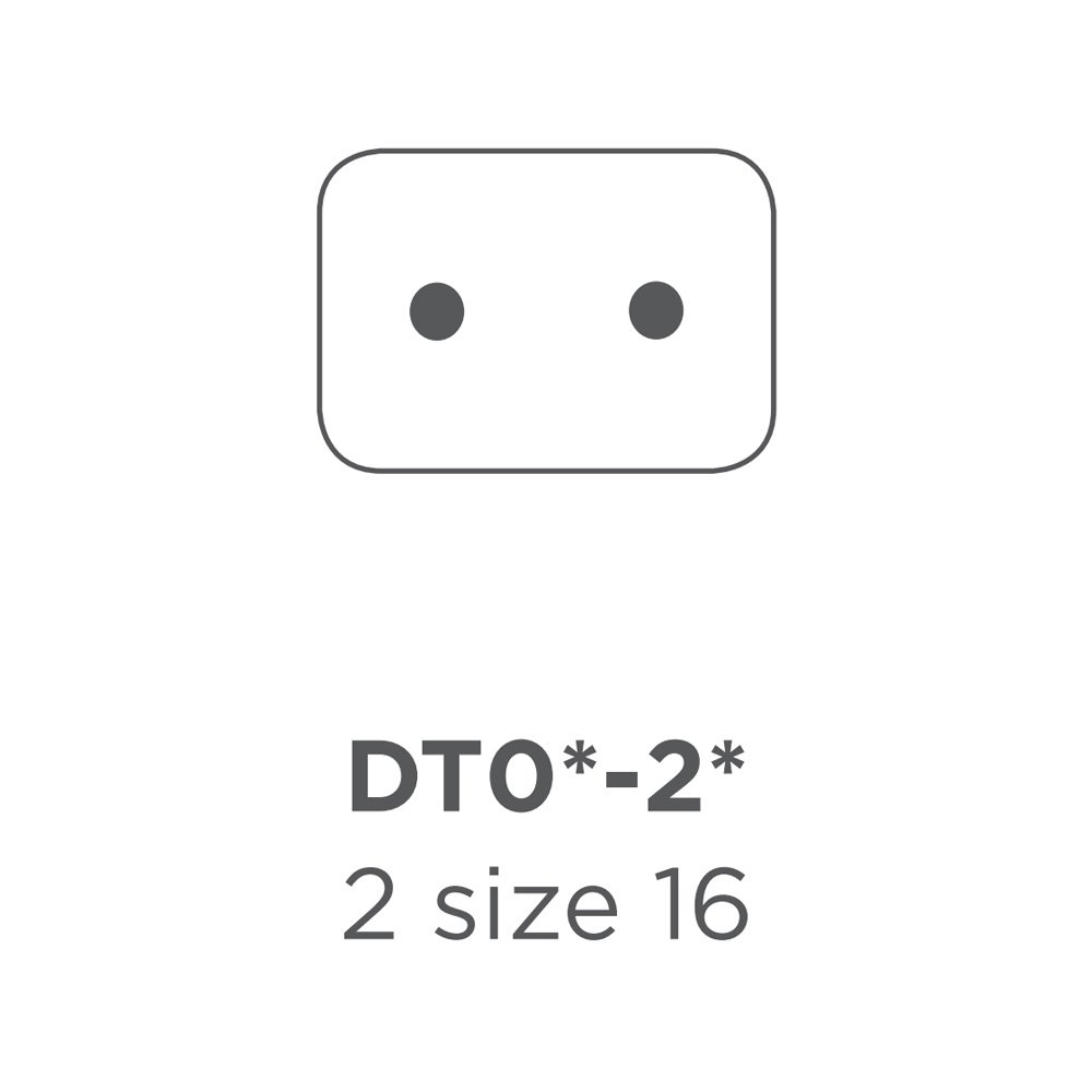 Deutsch DT stik 2-polet F sort
