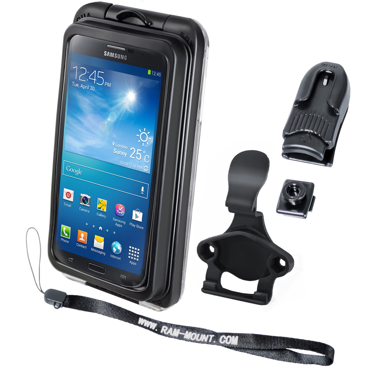 RAM® Aqua Box® Pro 20 hoes met houderclip en accessoires