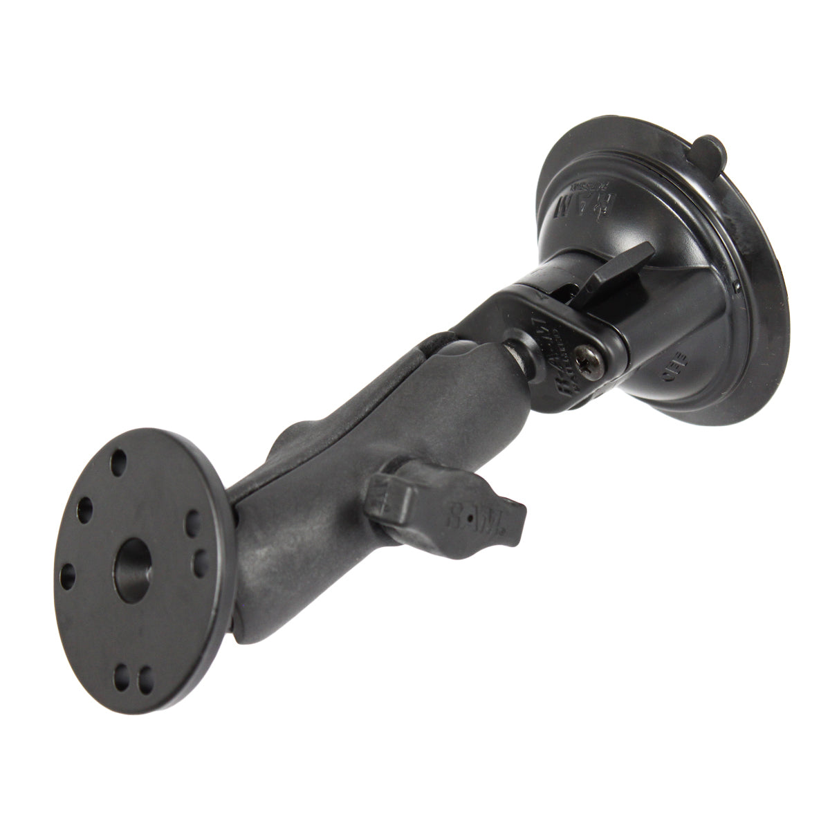 Uchwyt RAM® Twist-Lock™ z kompozytową przyssawką i okrągłą płytką