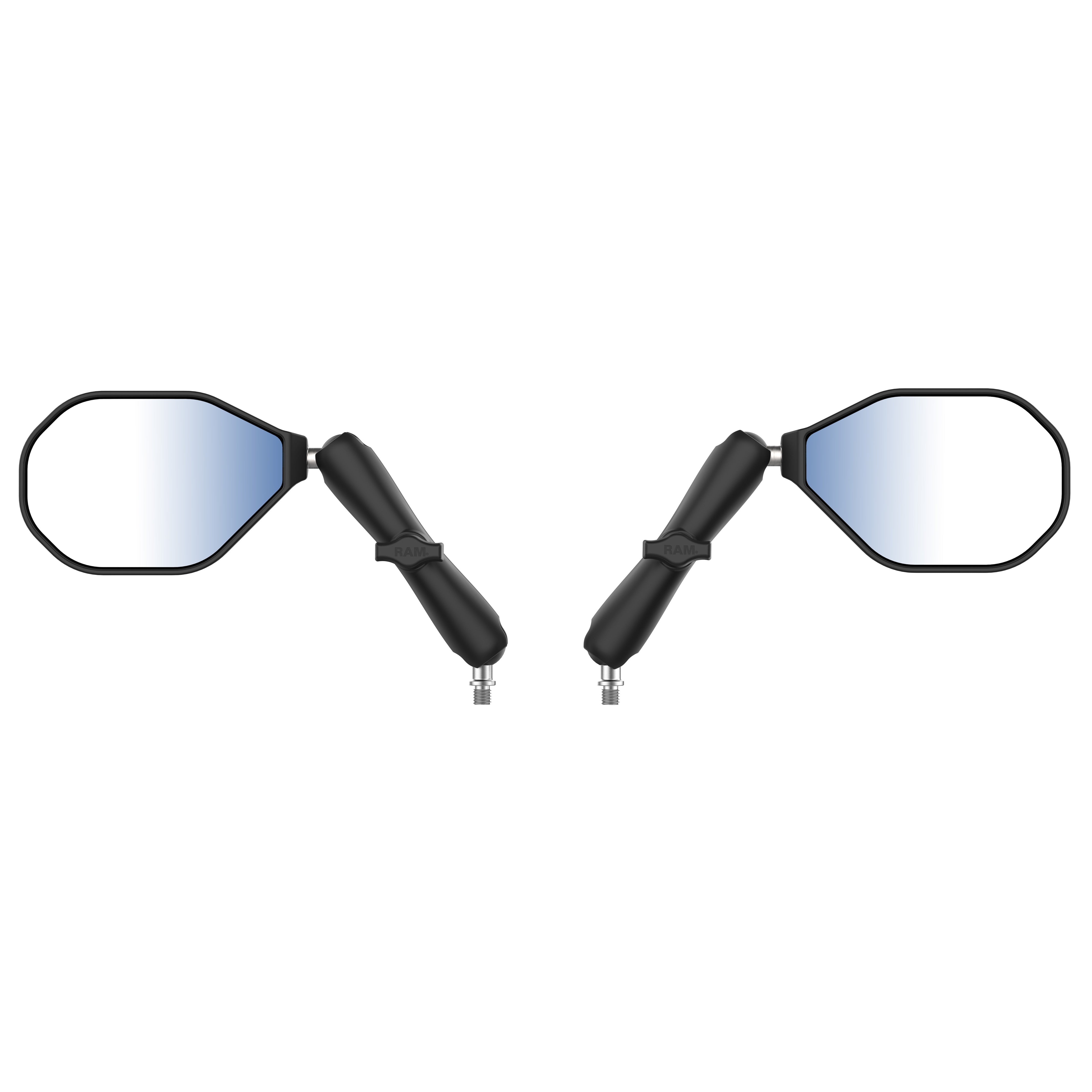 Kit RAM® Tough-Mirror™ avec bases M10-1.25 - bras long