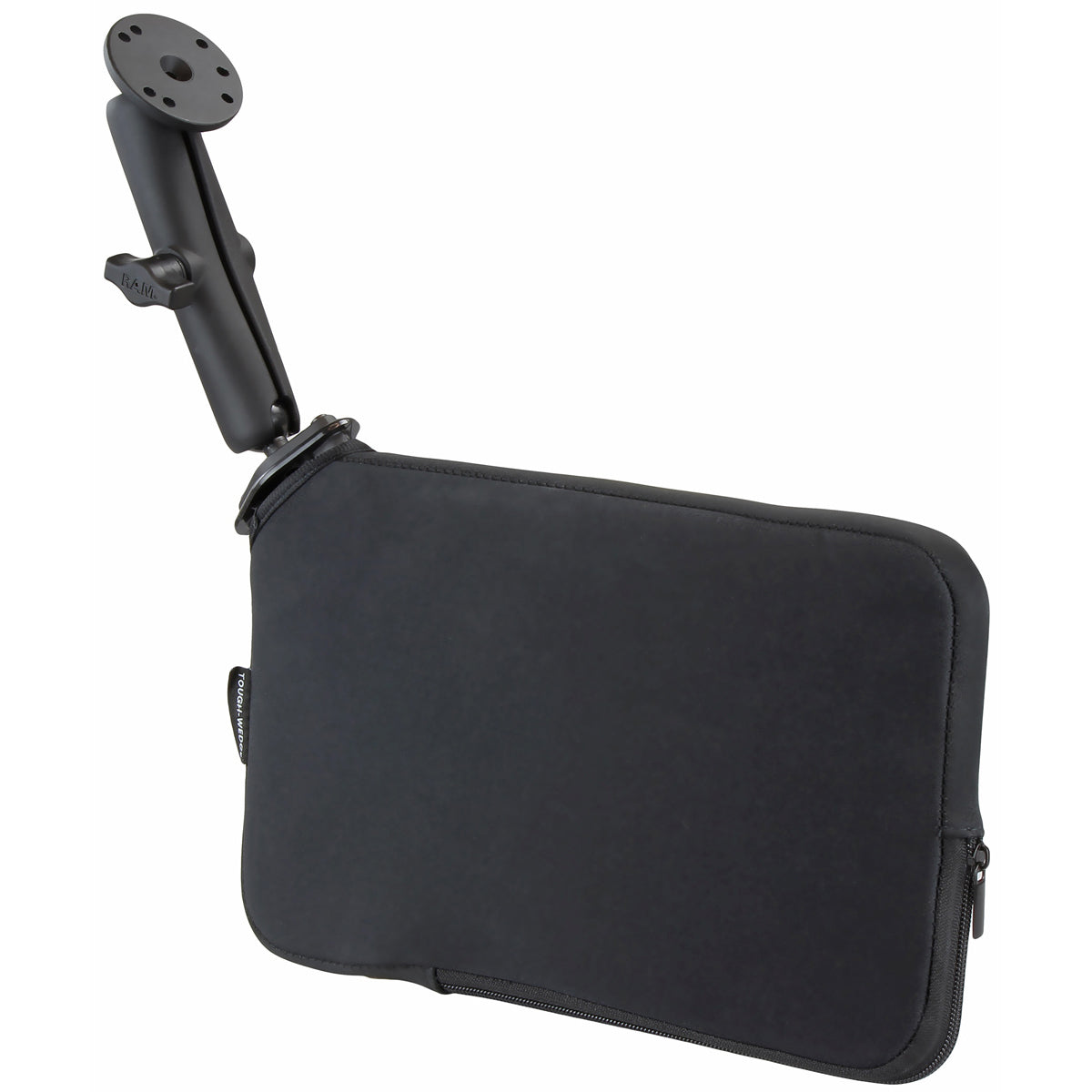 RAM® Tough-Wedge™ con brazo de doble rótula y placa redonda
