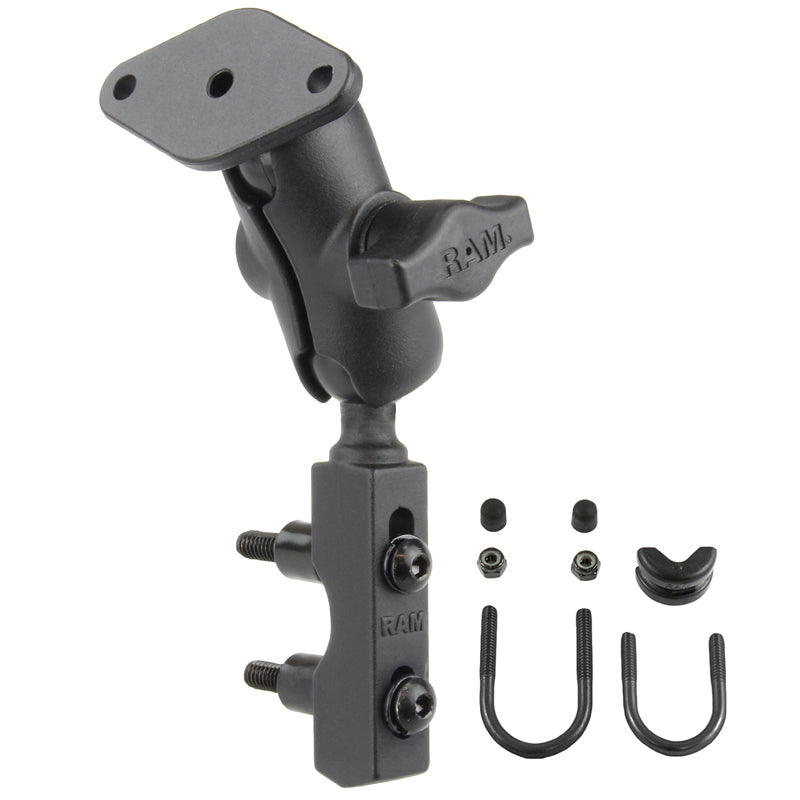 RAM® support moto pour réservoir de frein/embrayage avec plaque en losange – court