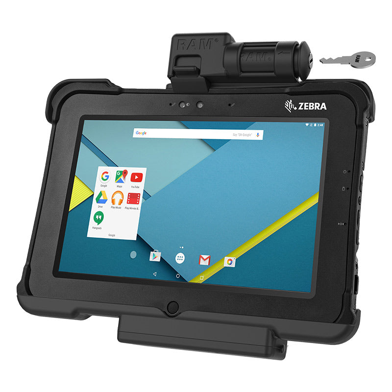 GDS® vormpassende houder met sleutelslot voor Zebra XSLATE L10