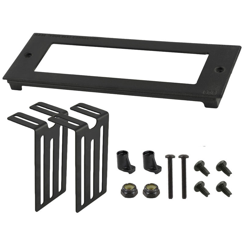 RAM® Tough-Box™ 3" custom faceplate for devices of 6.375" x 1.813"