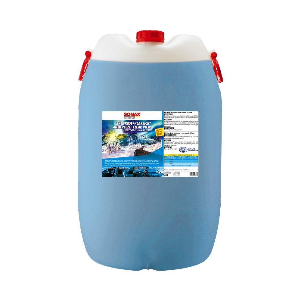 Liquide lave-glace AntiFreeze+ClearView Concentrate 60L
