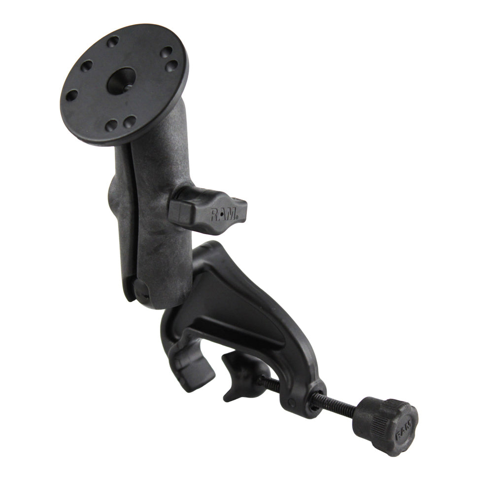 RAM® yoke-klemhouder met composiet komarm en aluminium ronde plaat