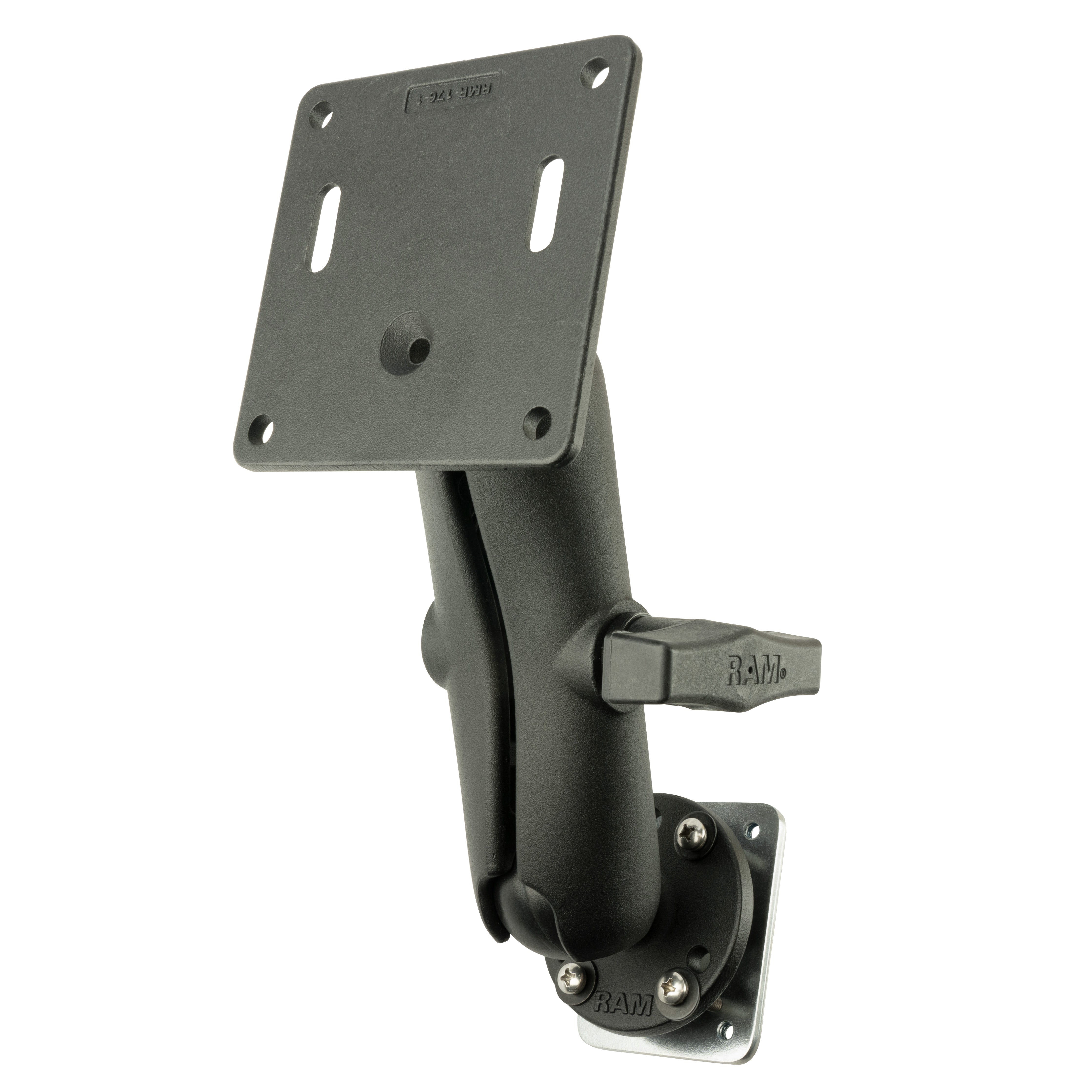 RAM® universele montageplaathouder met 75x75mm VESA-plaat