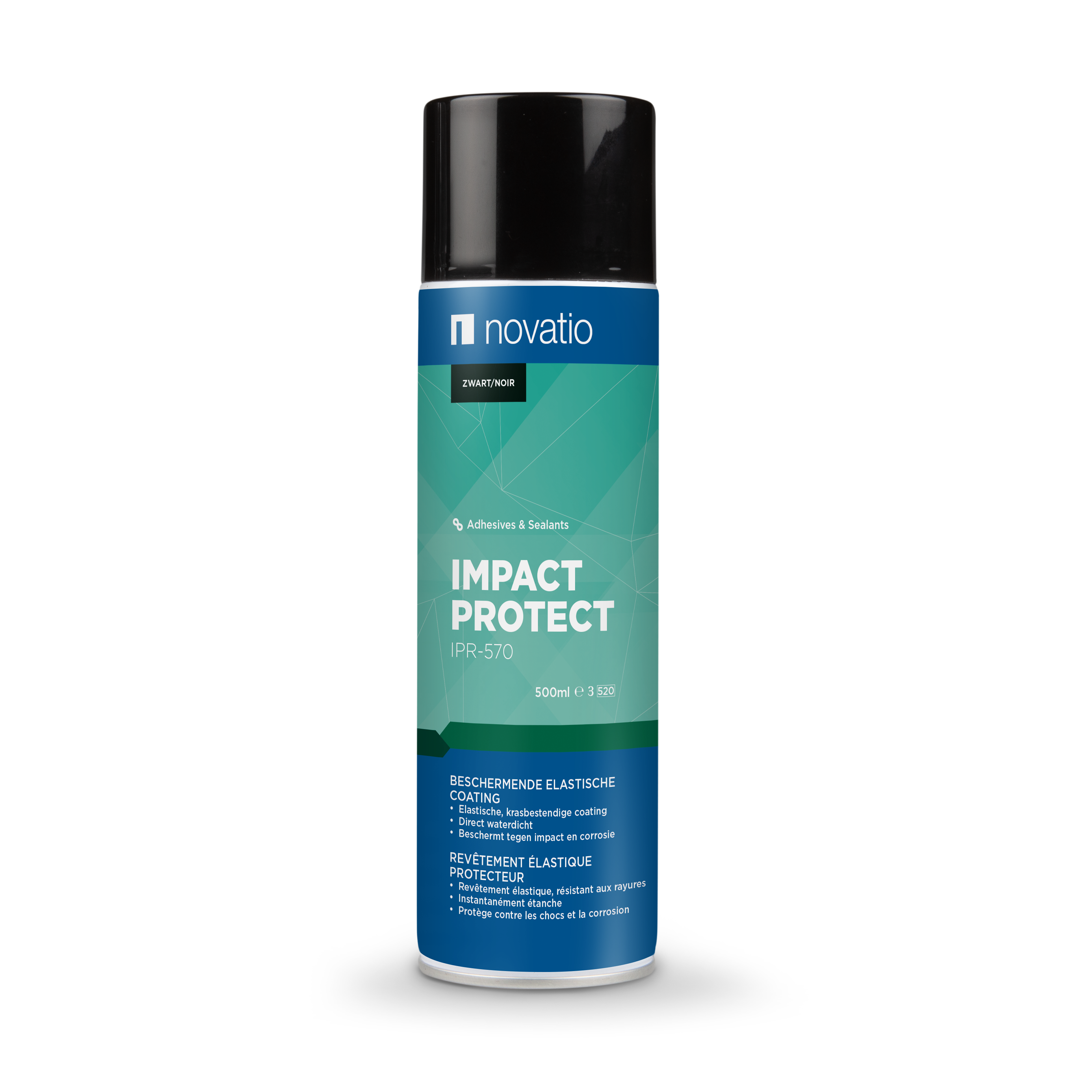 Novatio IPR-570 Impact Protect noir - aérosol 500ml