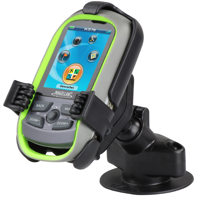 RAM® adhesive Flex dashboard mount for Magellan eXplorist + more