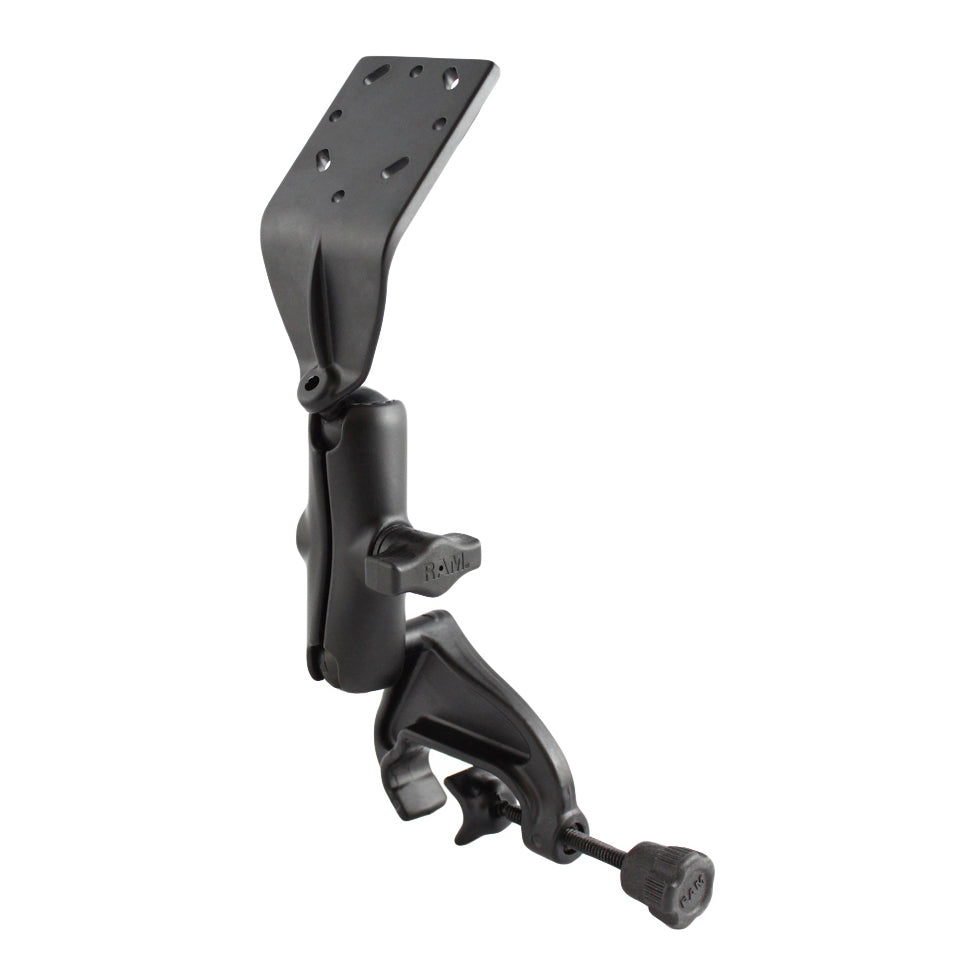 RAM® dubbele kogel-jukklemhouder met schuine verlengplaat – medium