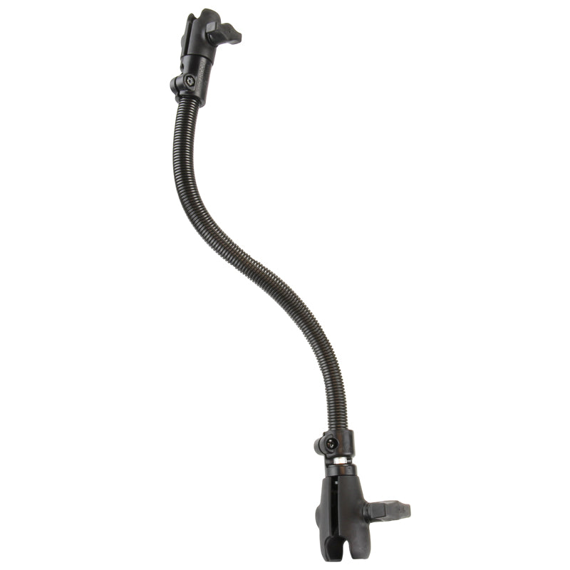 Barra RAM® Flex-Rod™ de 18" con brazos de casquillo tamaño B y C