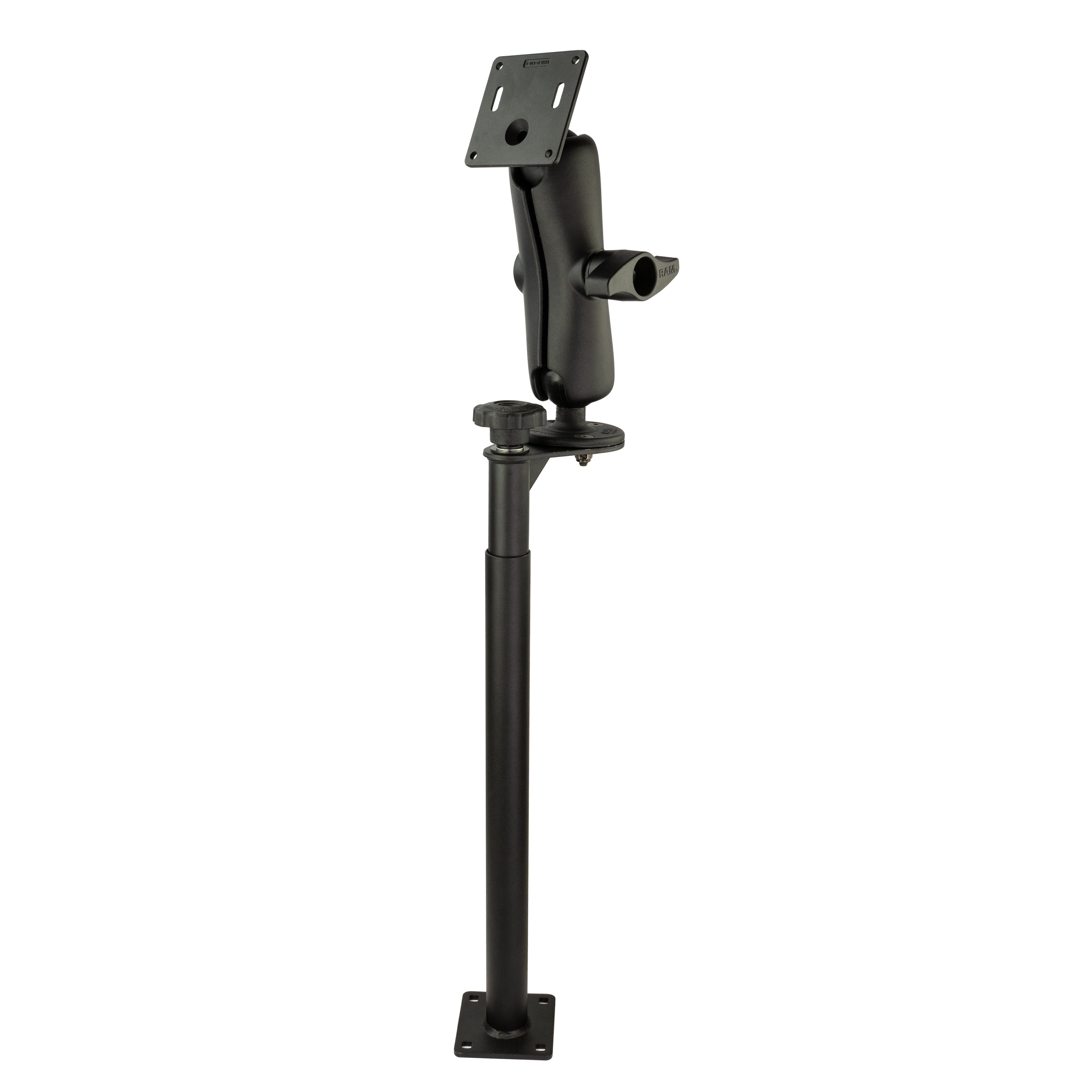RAM® Tele-Pole™ met 12" & 18" palen en 75mm VESA houder