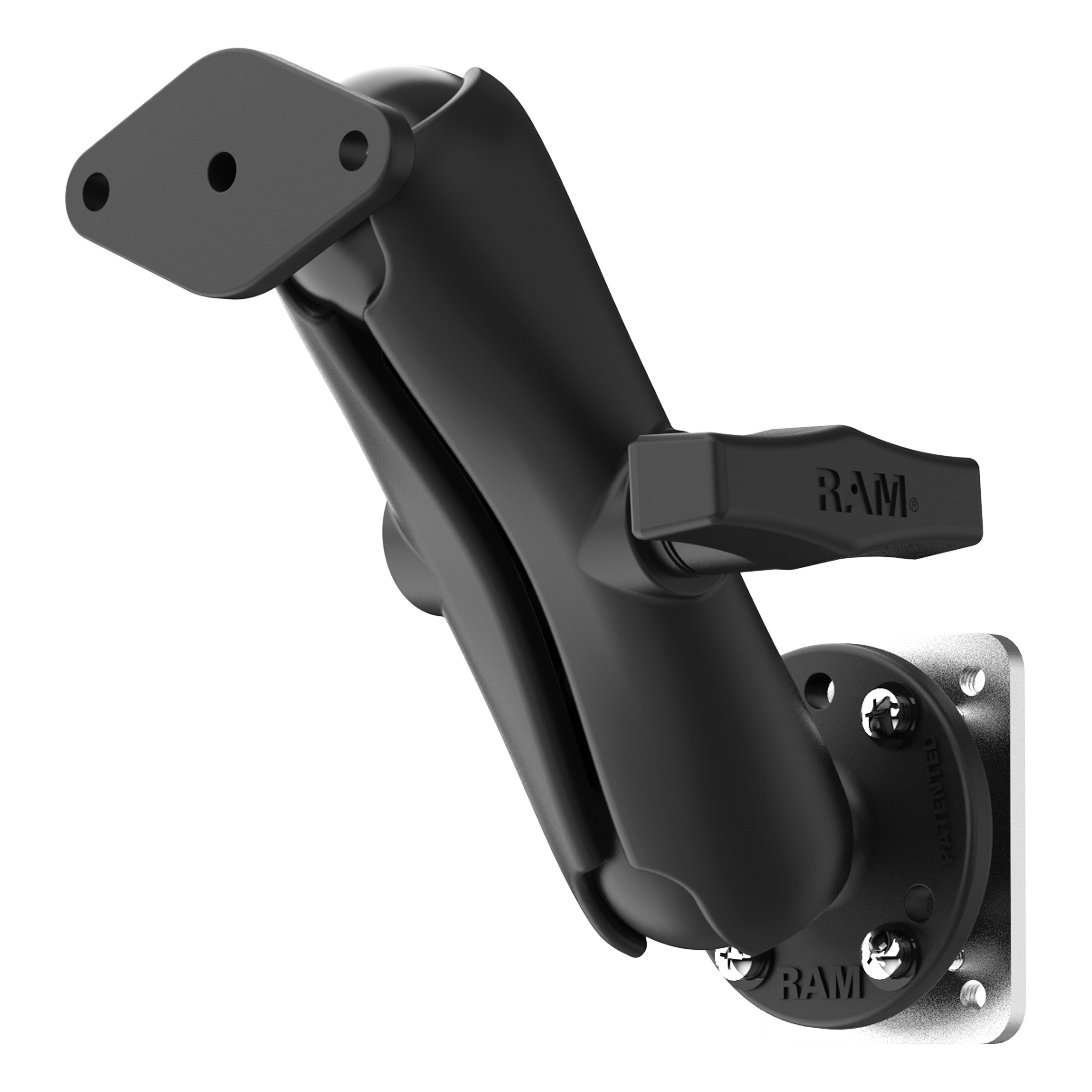 RAM® dashboardhouder met montageplaat & diamantplaat – C-formaat medium