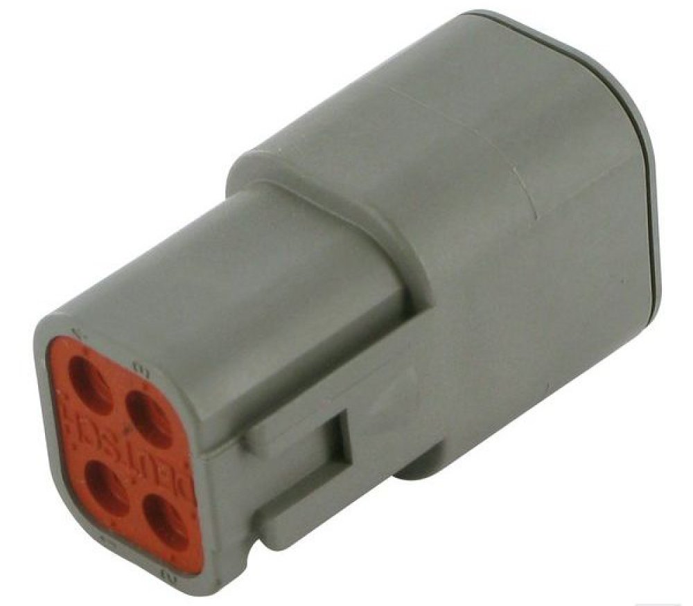 Deutsch DTP-stik 4-polet M