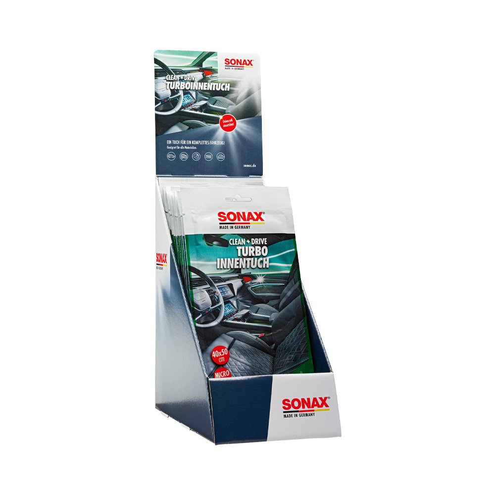 Chiffon d'entretien Clean&Drive Turbo InteriorCloth présentoir 24pcs.