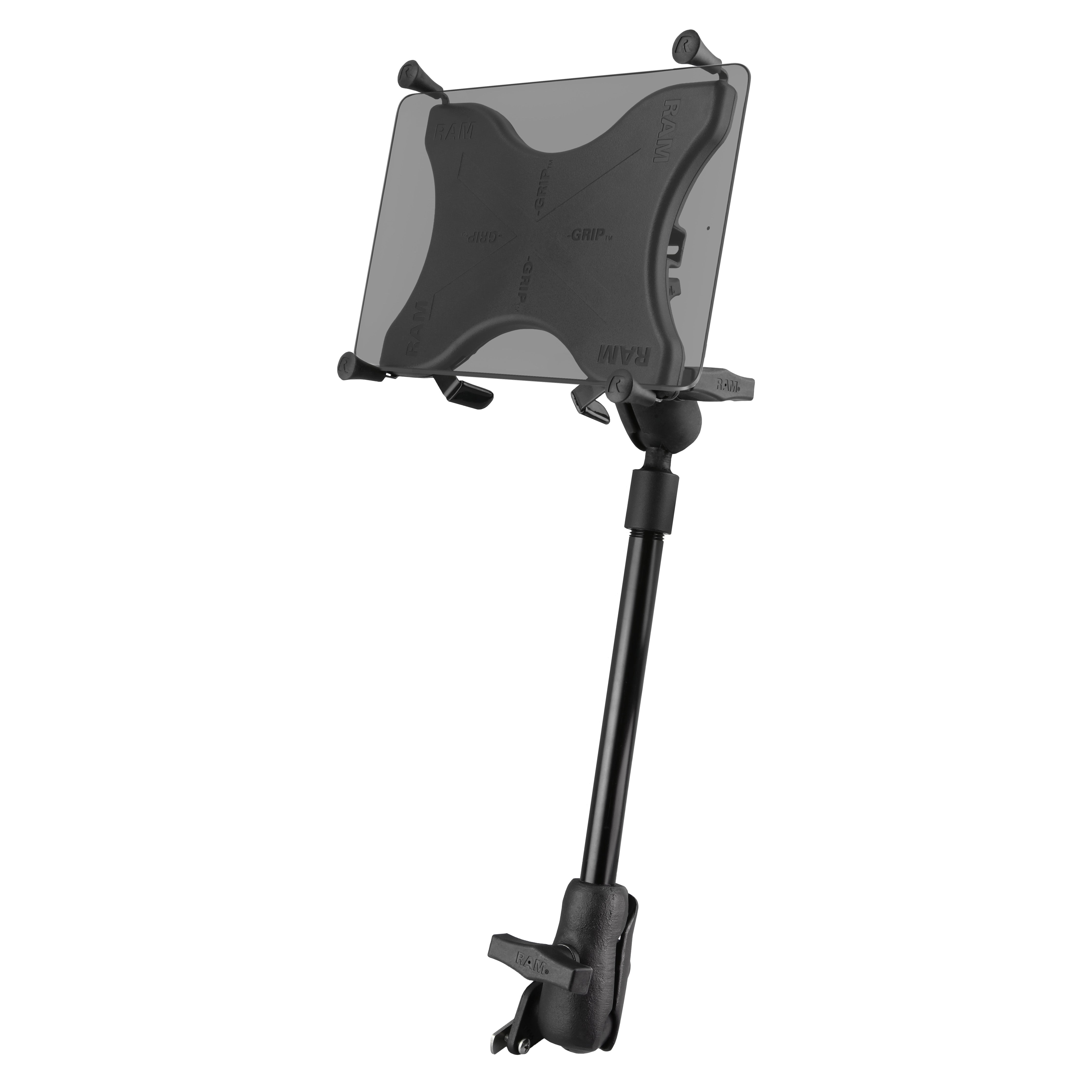 RAM® X-Grip® rolstoelzittingrailhouder voor 9"-11" tablets