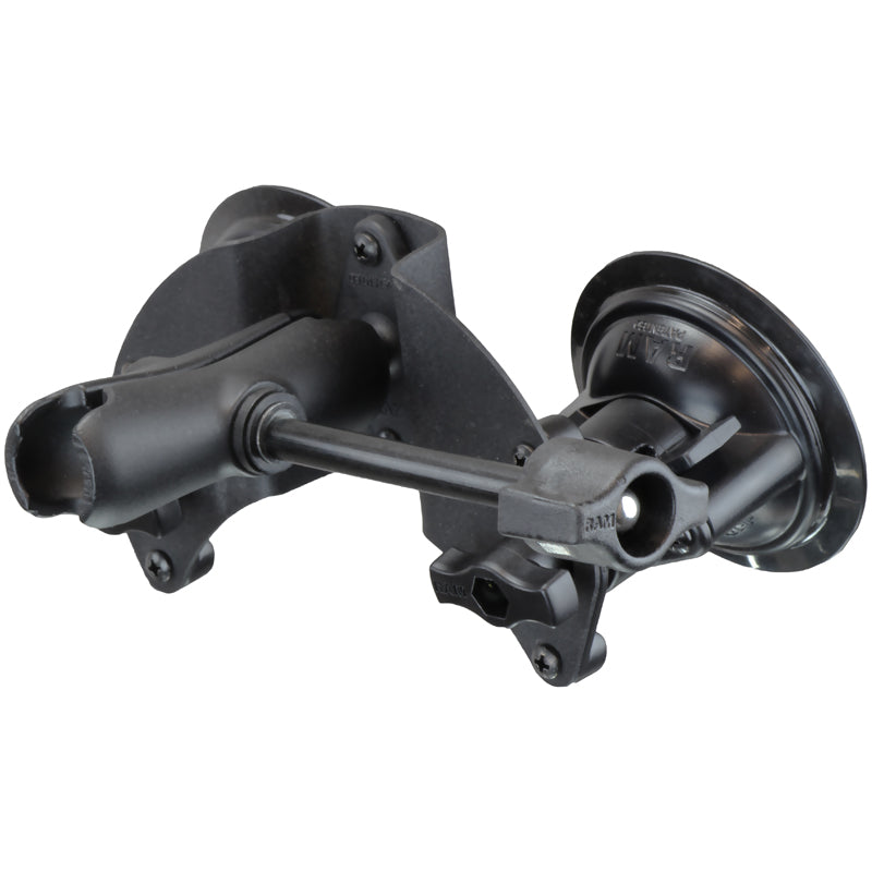 RAM® Twist-Lock™ pivot suction cup base with socket arm & retention knob