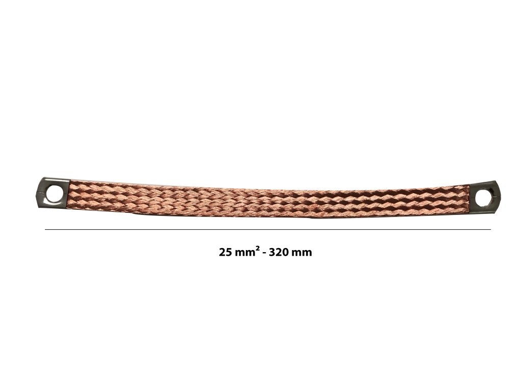 Câble de masse 25mm² 320mm Ø12,5mm