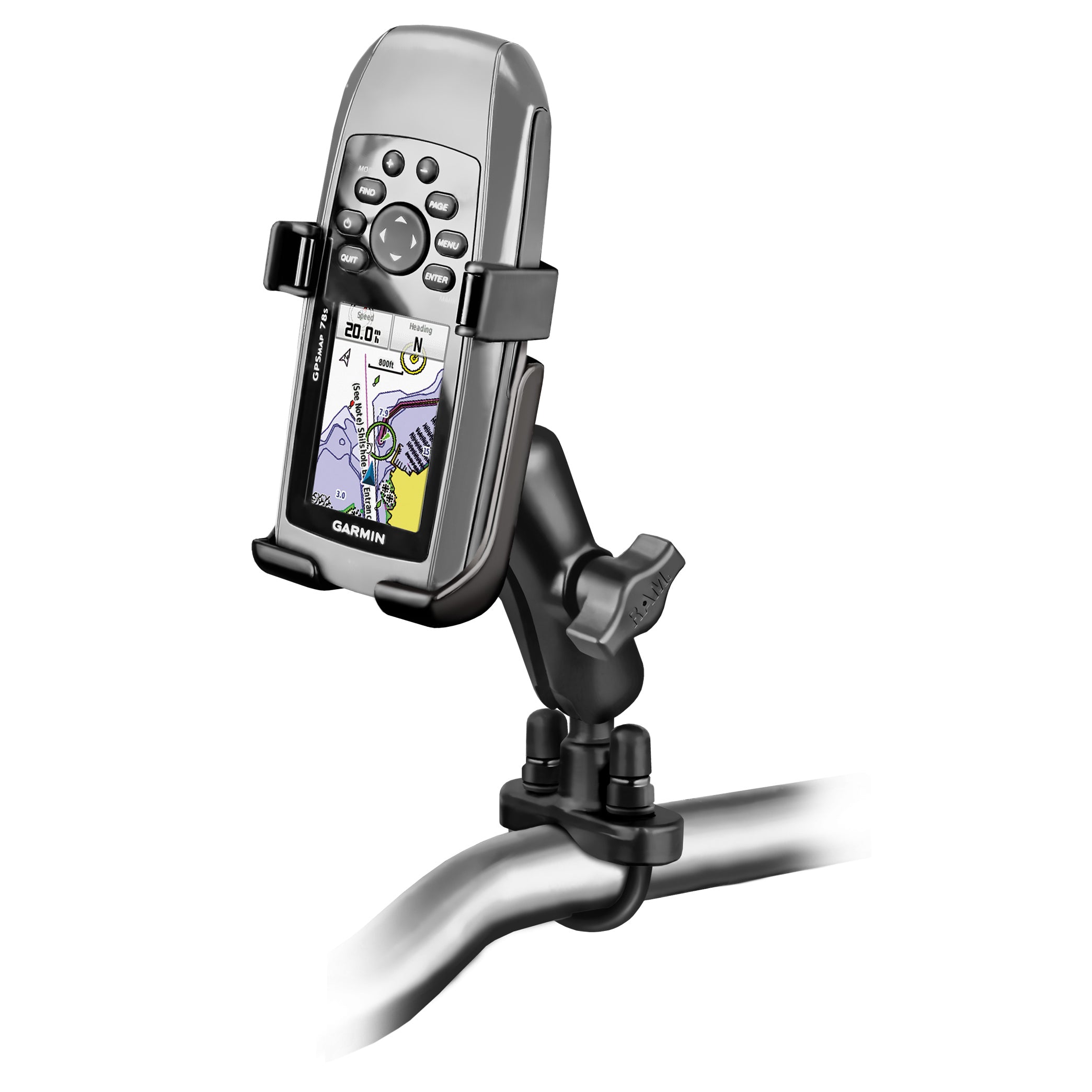 RAM® U-bouthouder voor Garmin GPSMAP 73, 78, 78S, 78SC – verzinkt