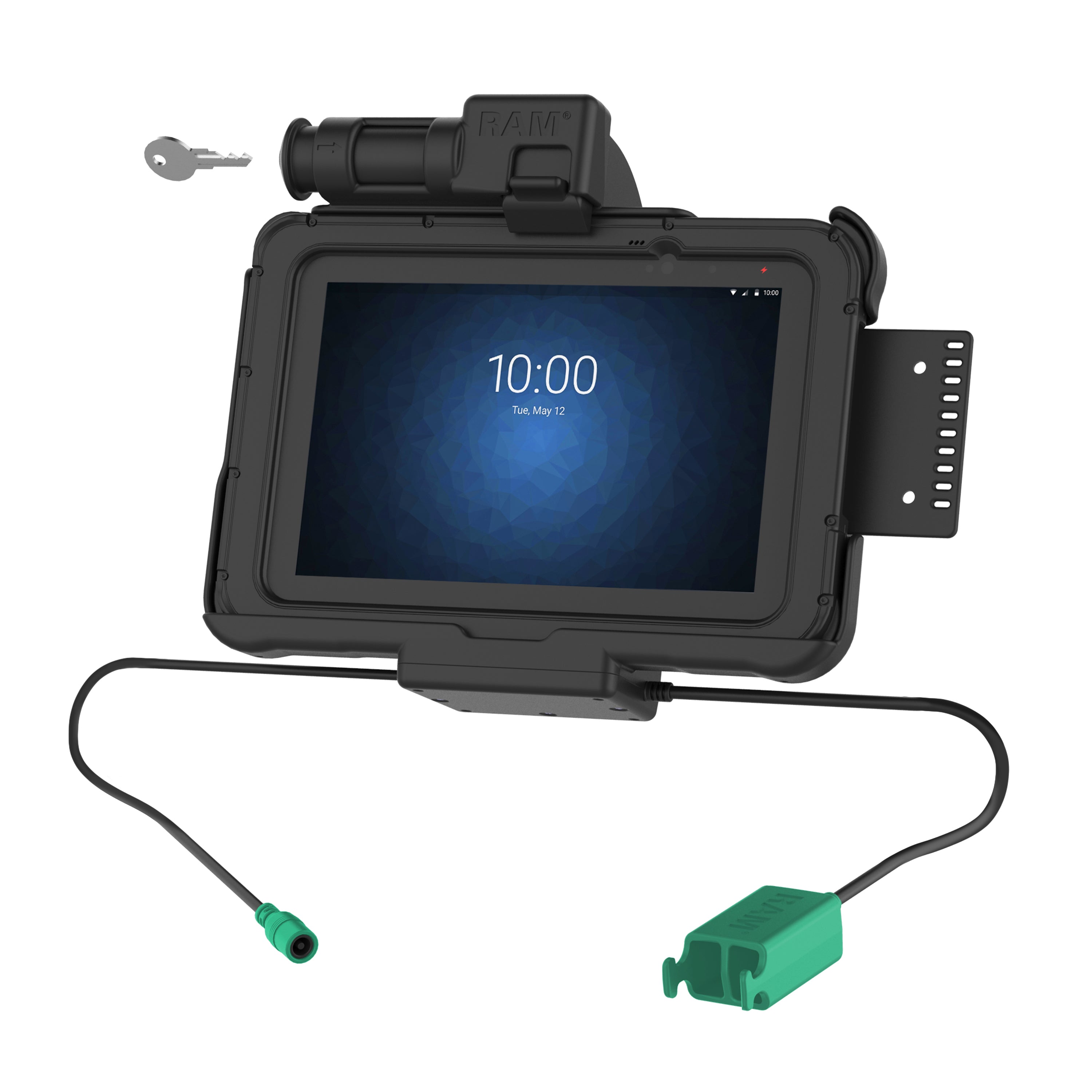 GDS® dock met sleutelslot, voeding + dubbele USB voor Zebra ET5x 8.3" & 8.4" serie